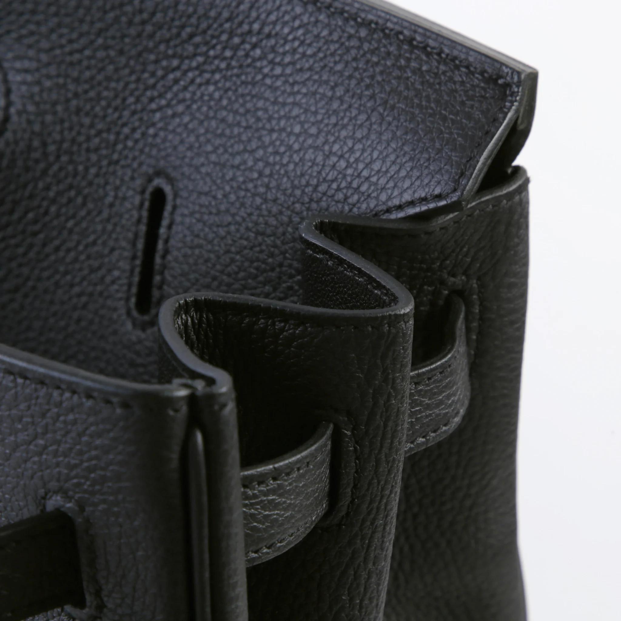 全新 HERMÈS 愛馬仕 Birkin 40 89 黑色 Noir (Black) Togo小牛皮 銀扣 K刻 2025年 - 10