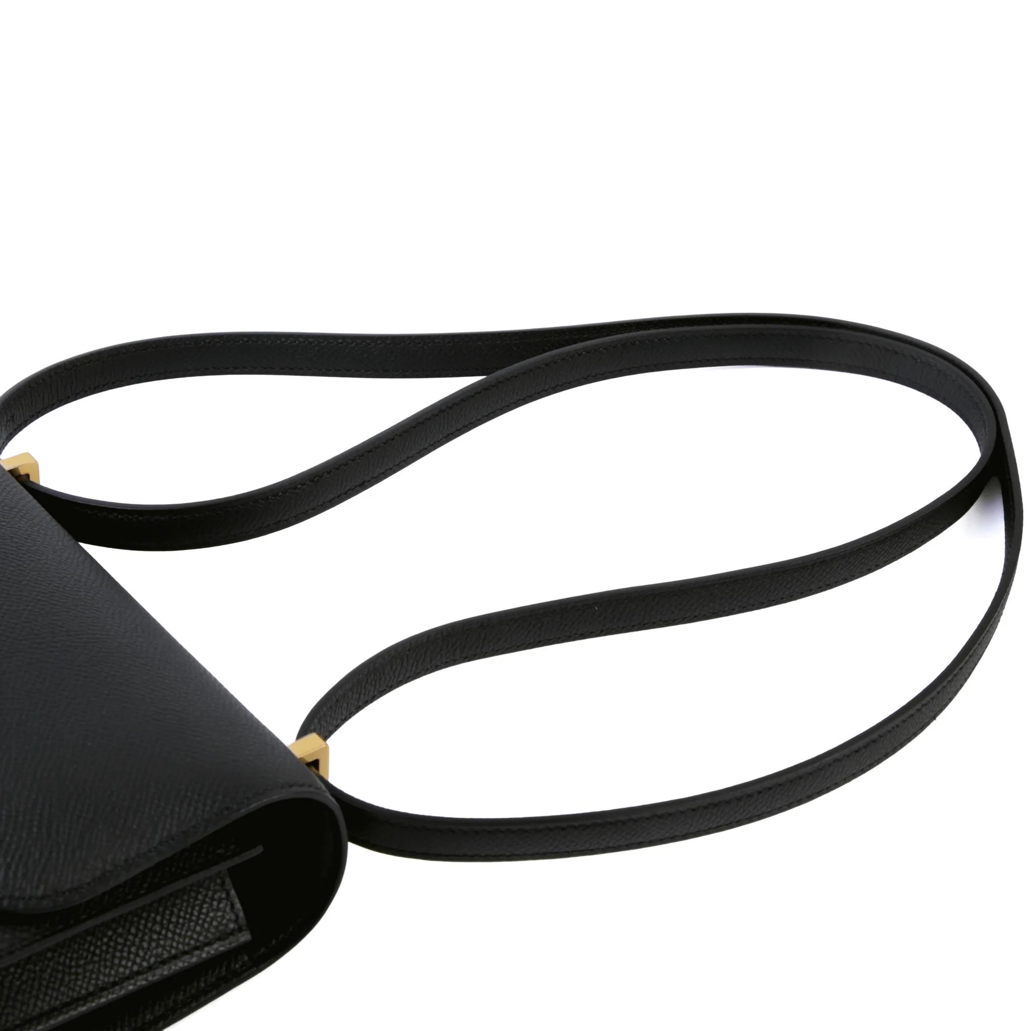 全新 HERMÈS 爱马仕 Constance 康康 Mini 19 89 黑色 Noir (Black) Epsom牛皮 金扣 G刻 2026年 - 3