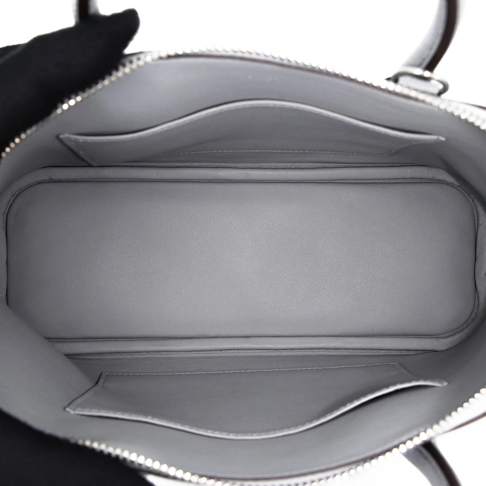 Brand New ( Rank N ) HERMÈS Bolide 25 Gris Pantin (P0) Epsom Palladium hardware K (2025) - 13