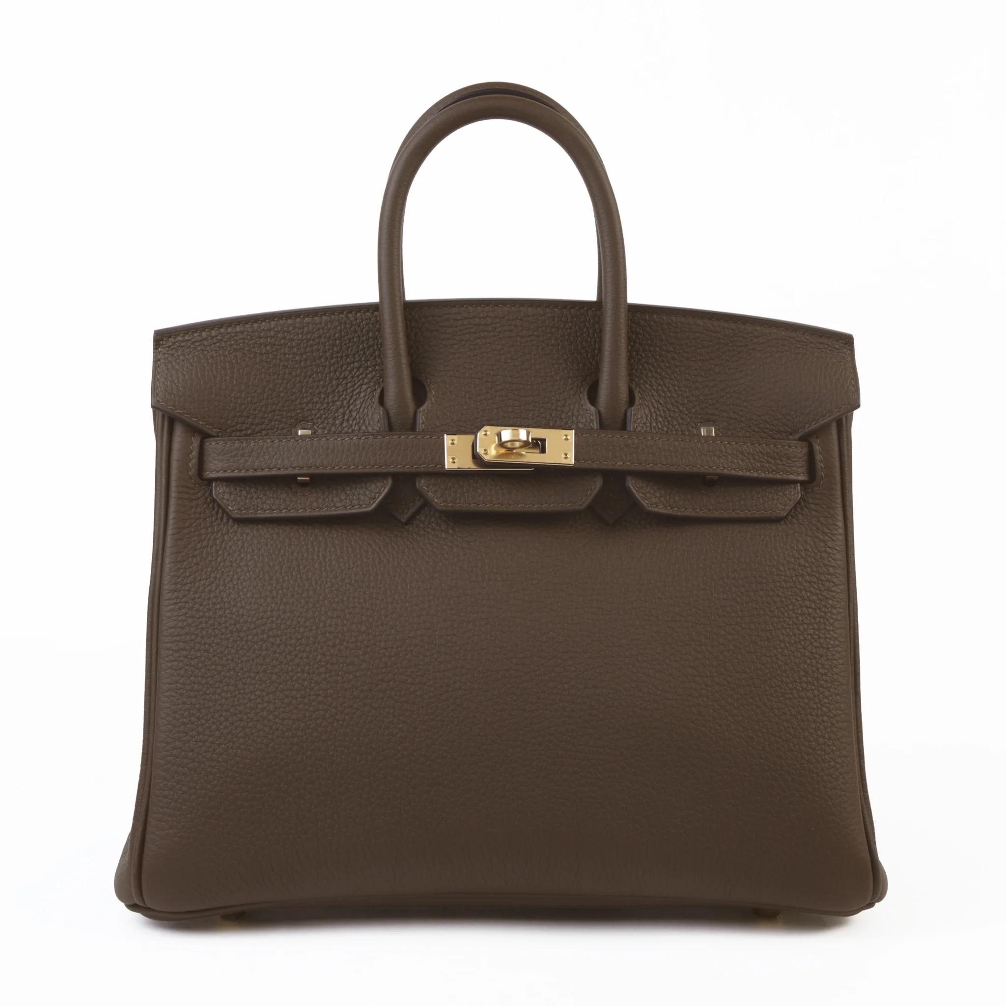 Brand New ( Rank N ) HERMÈS Birkin 25 Vert Loden (V8) Togo Permabrass hardware G (2026) - 1