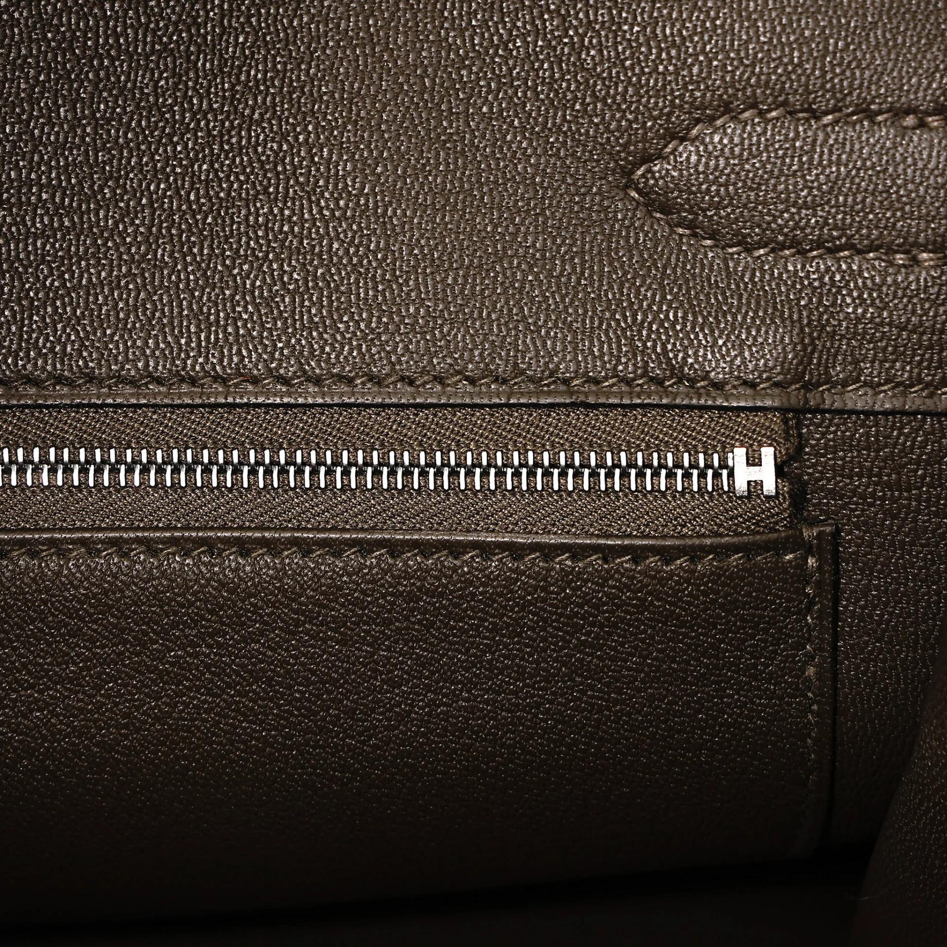 Brand New ( Rank N ) HERMÈS Birkin 30 Vert Loden (V8) Togo Palladium hardware G (2026) - 11