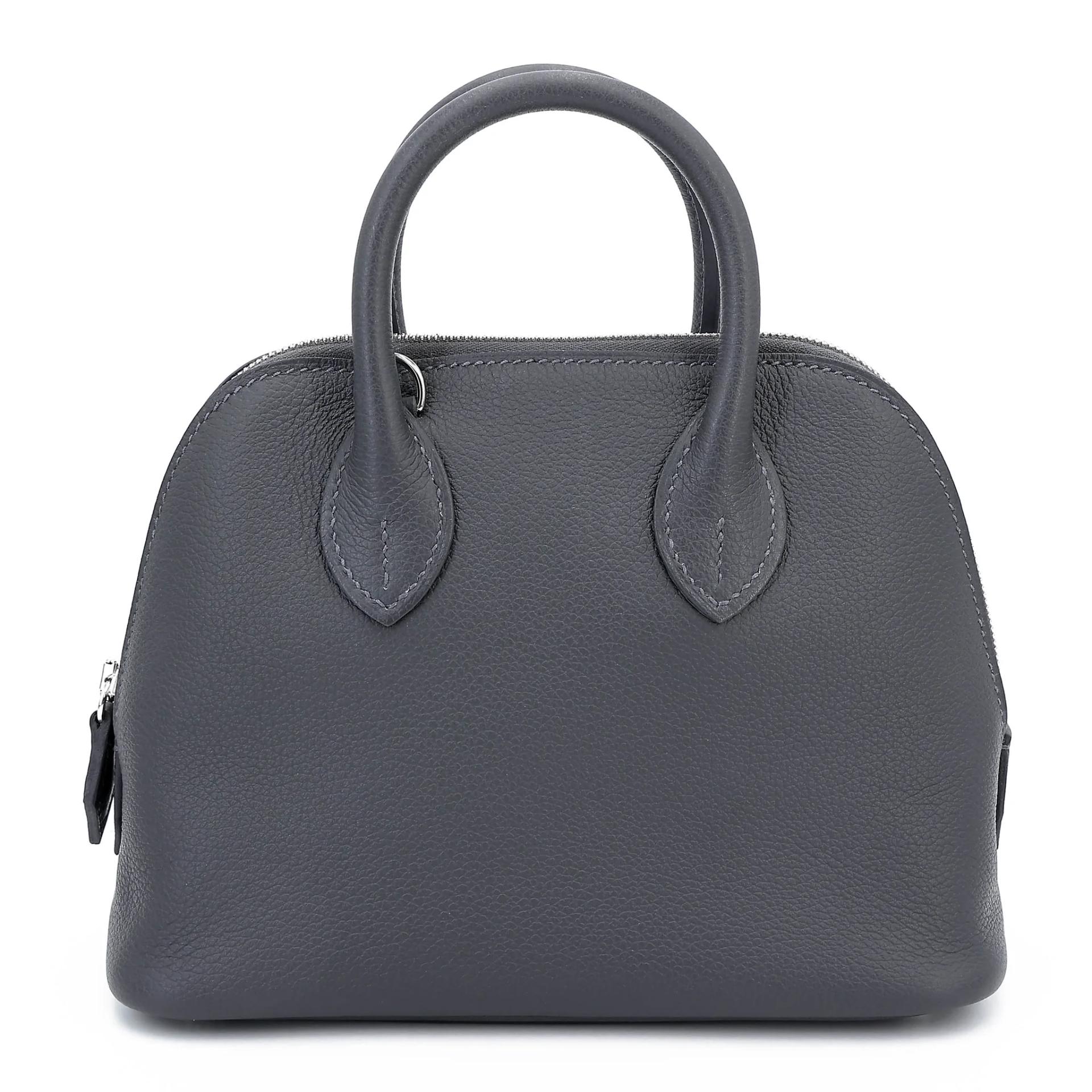 Unused ( Rank NS ) HERMÈS Mini Bolide 1923 Ardoise (85) Evercolor Palladium hardware W (2024) - 1