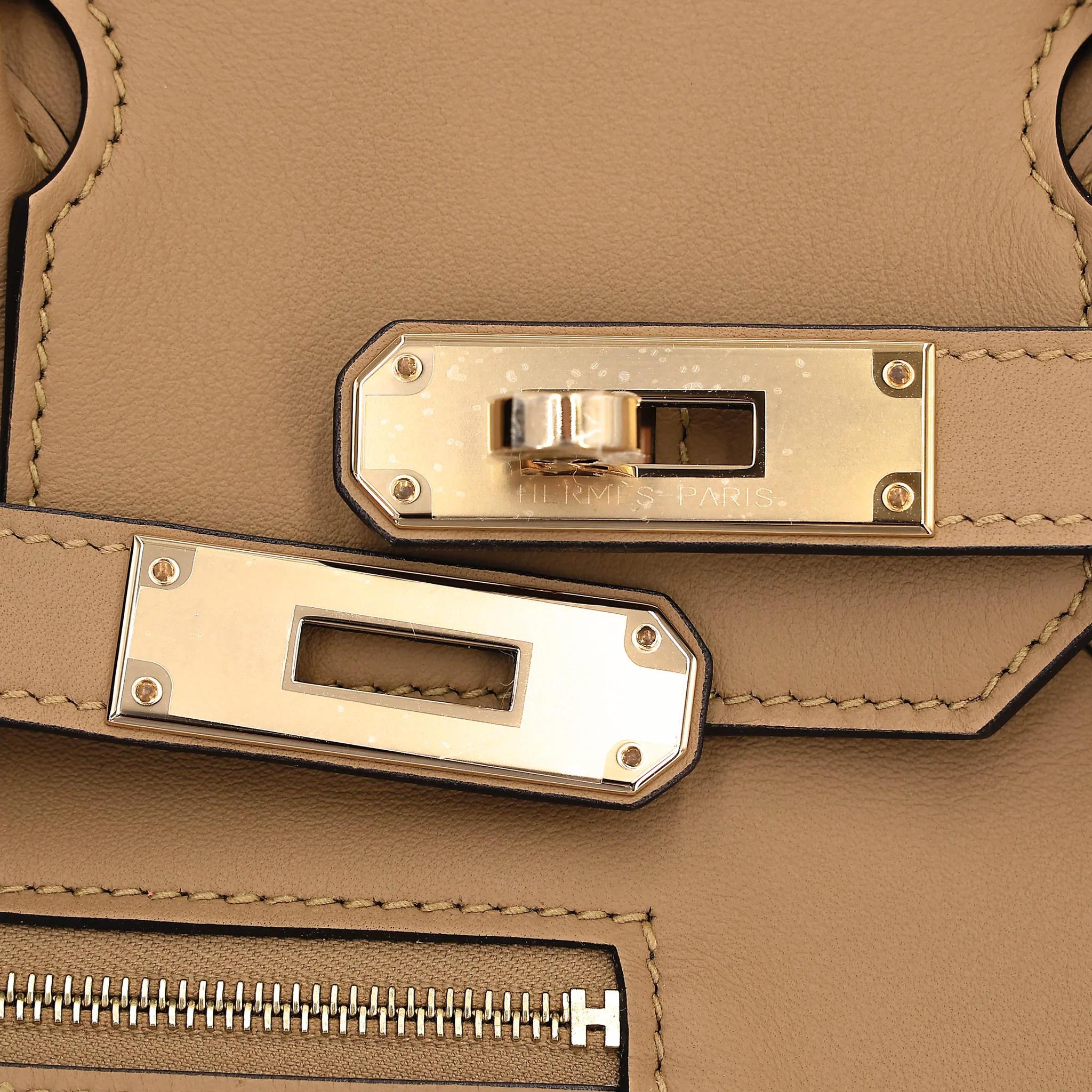 Brand New ( Rank N ) HERMÈS Limited Edition Birkin 30 Colormatic Poussiere (1C) Swift Permabrass hardware K (2025) - 14