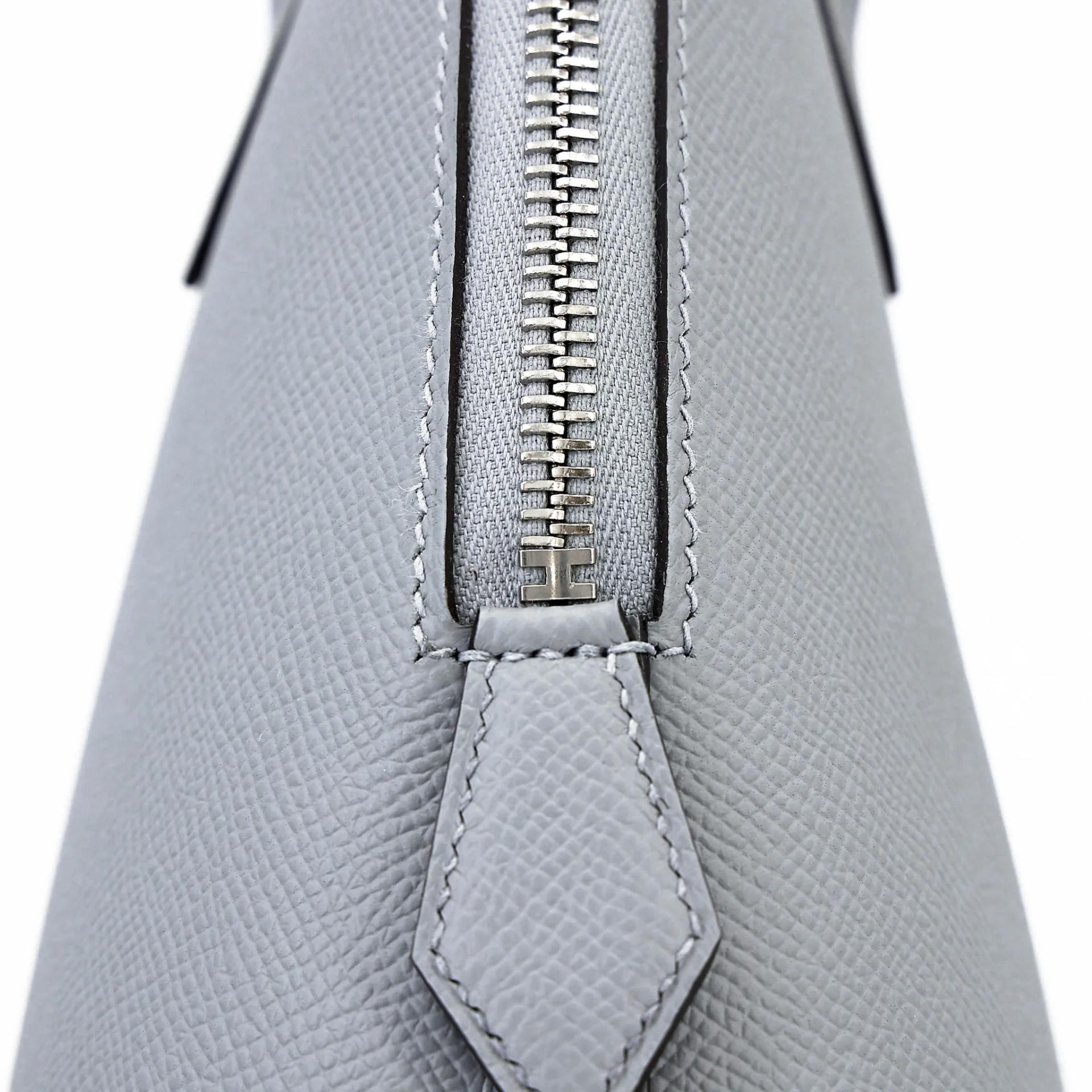 Brand New ( Rank N ) HERMÈS Bolide 25 Gris Pantin (P0) Epsom Palladium hardware K (2025) - 10