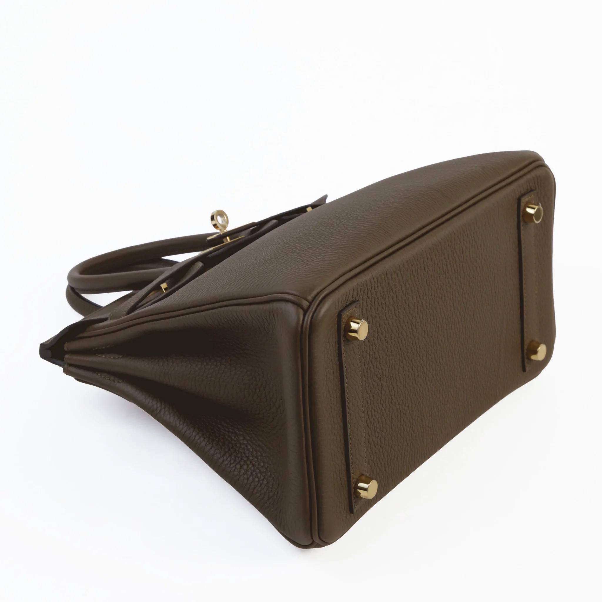 Brand New ( Rank N ) HERMÈS Birkin 25 Vert Loden (V8) Togo Permabrass hardware G (2026) - 4