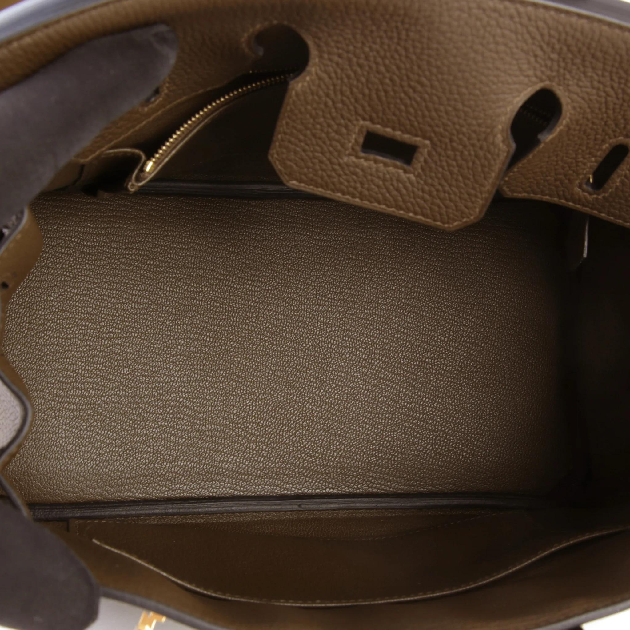 Brand New ( Rank N ) HERMÈS Birkin 25 Vert Loden (V8) Togo Permabrass hardware G (2026) - 10