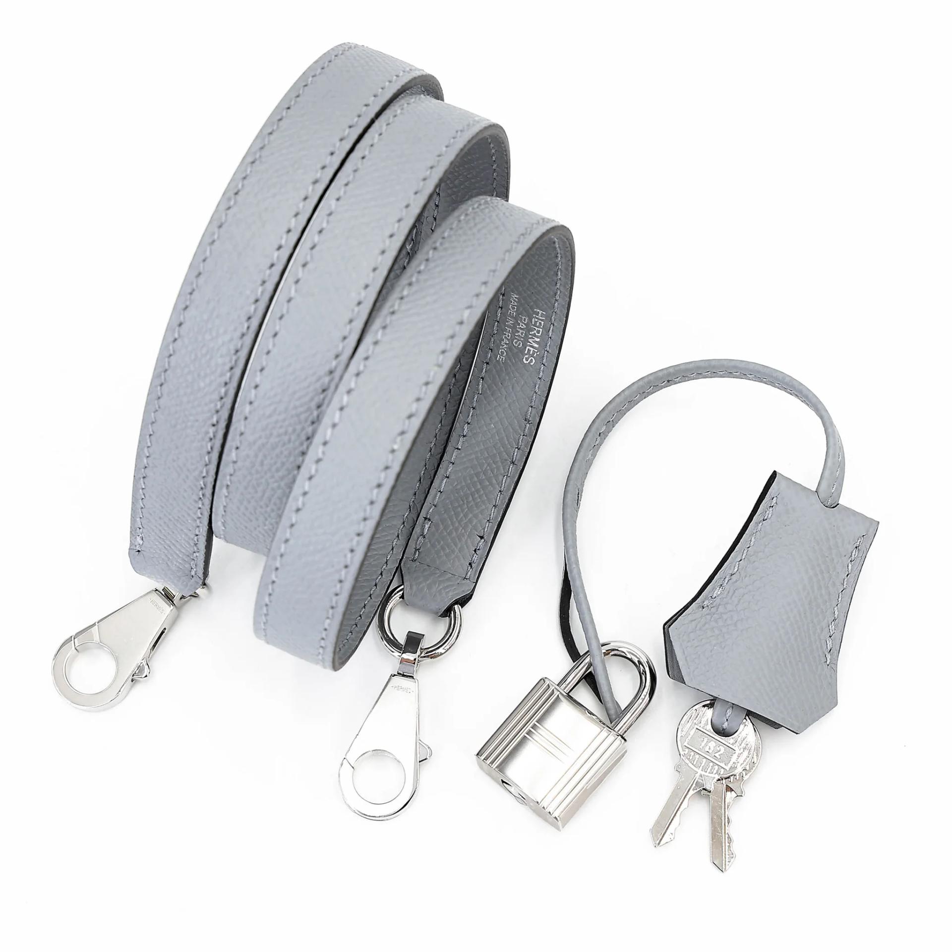 Brand New ( Rank N ) HERMÈS Bolide 25 Gris Pantin (P0) Epsom Palladium hardware K (2025) - 14