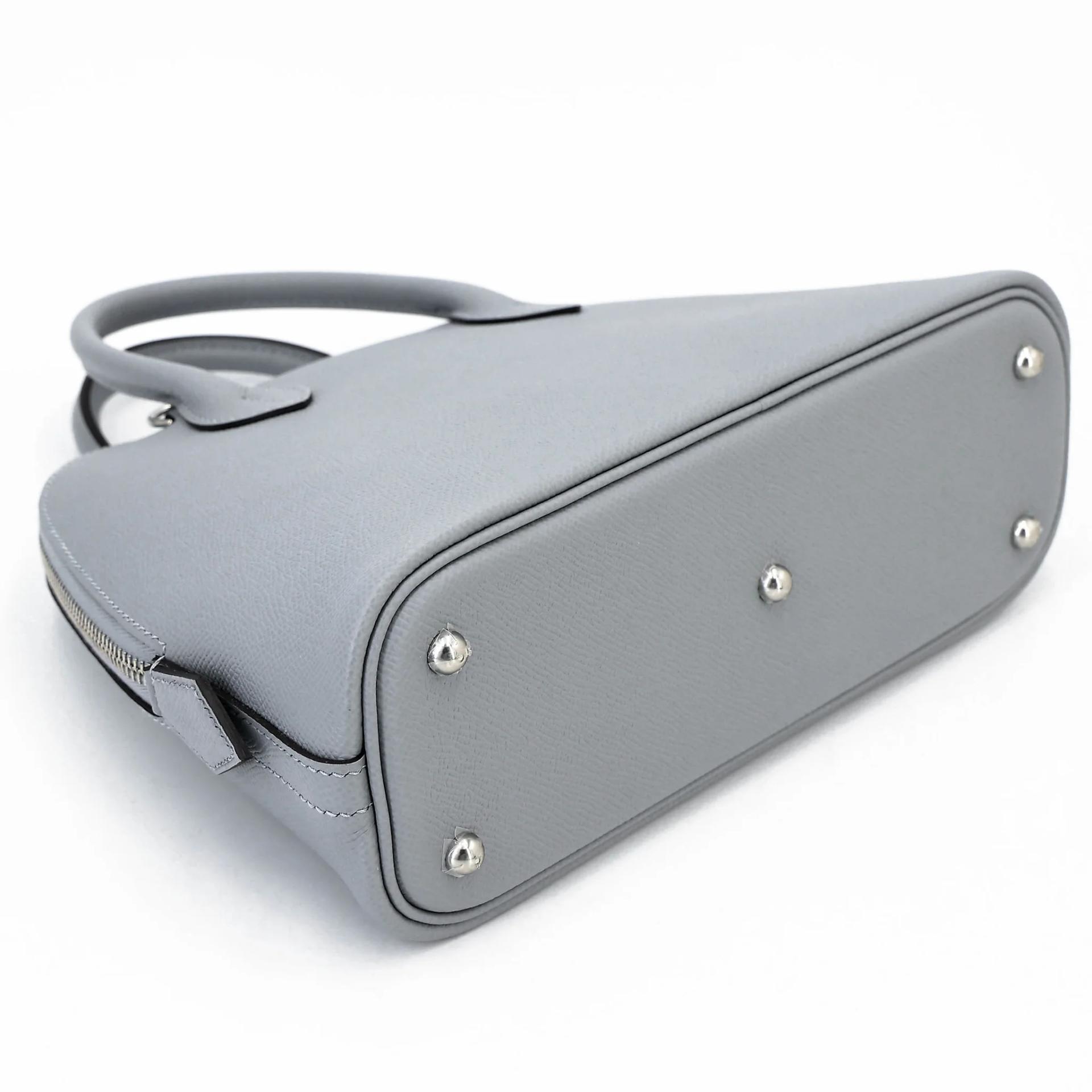 Brand New ( Rank N ) HERMÈS Bolide 25 Gris Pantin (P0) Epsom Palladium hardware K (2025) - 7