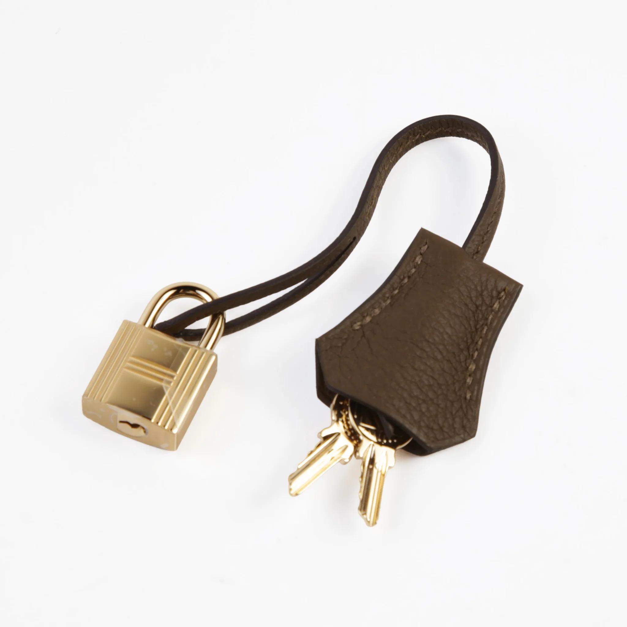Brand New ( Rank N ) HERMÈS Birkin 25 Vert Loden (V8) Togo Permabrass hardware G (2026) - 14