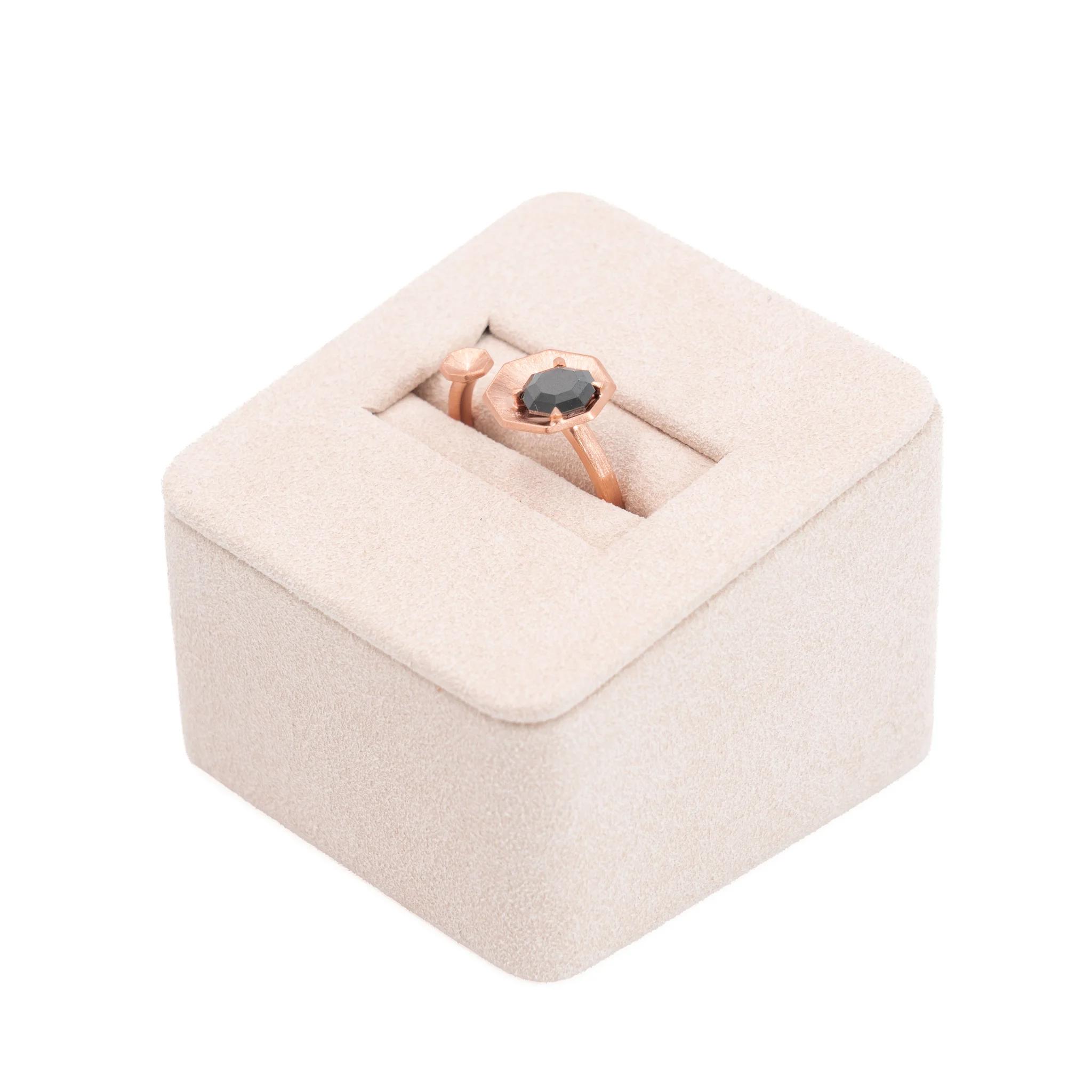 Brand New ( Rank N ) Mira MIRA NOIR LUNAR ECLIPSE Ring Black 18K Rose Gold - 5