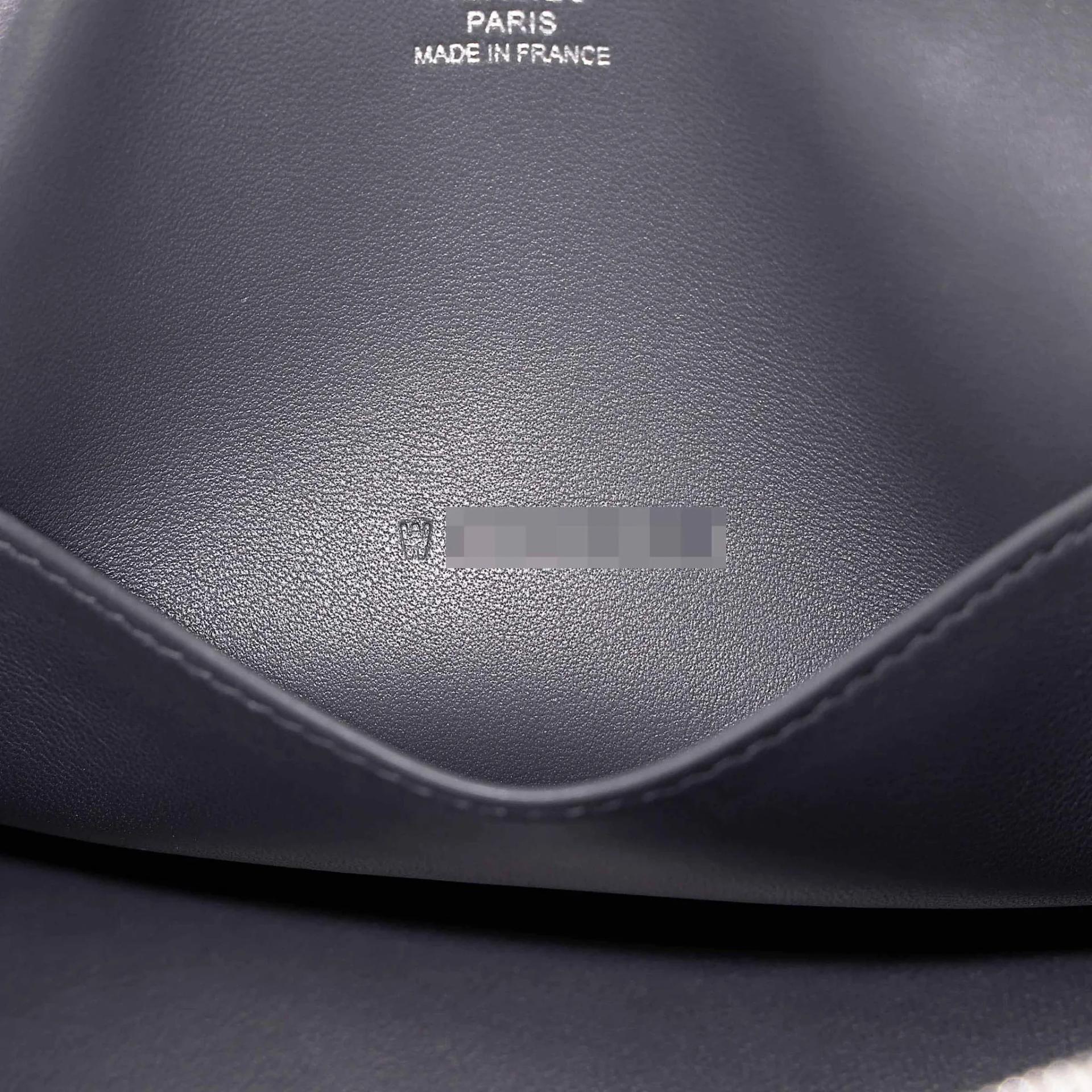 Unused ( Rank NS ) HERMÈS Mini Bolide 1923 Ardoise (85) Evercolor Palladium hardware W (2024) - 15