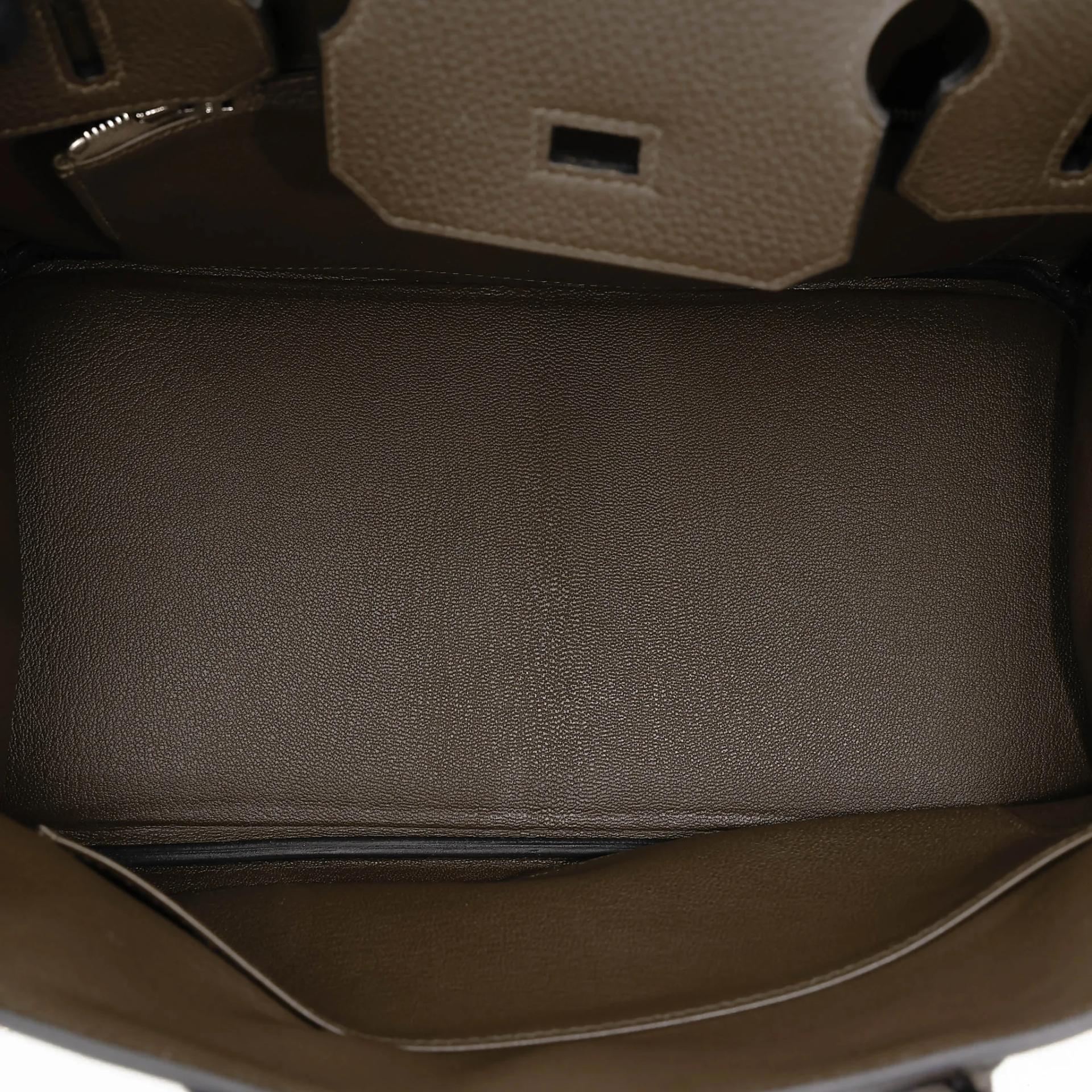 Brand New ( Rank N ) HERMÈS Birkin 30 Vert Loden (V8) Togo Palladium hardware G (2026) - 15