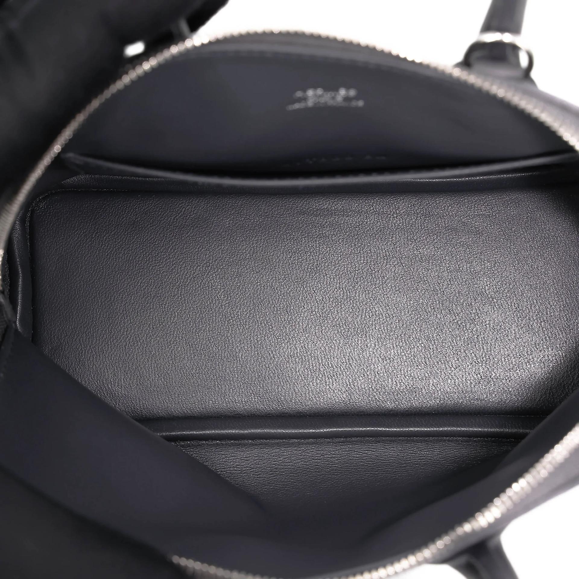 Unused ( Rank NS ) HERMÈS Mini Bolide 1923 Ardoise (85) Evercolor Palladium hardware W (2024) - 19