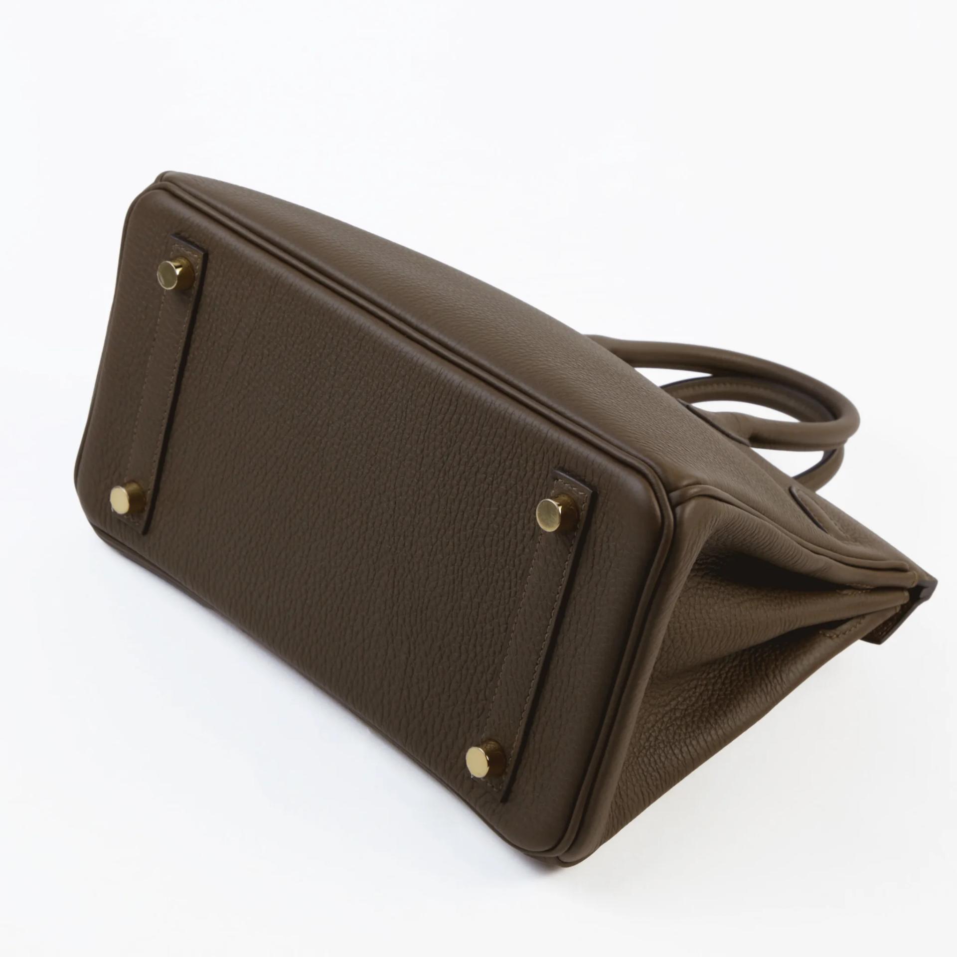 Brand New ( Rank N ) HERMÈS Birkin 25 Vert Loden (V8) Togo Permabrass hardware G (2026) - 7