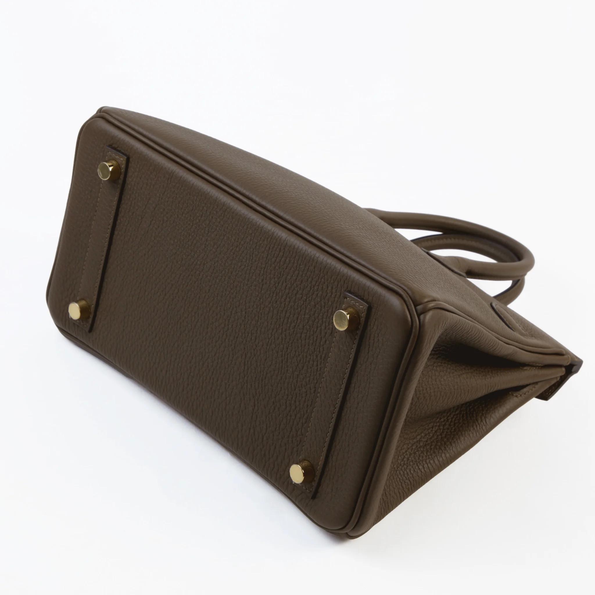 Brand New ( Rank N ) HERMÈS Birkin 25 Vert Loden (V8) Togo Permabrass hardware G (2026) - 7