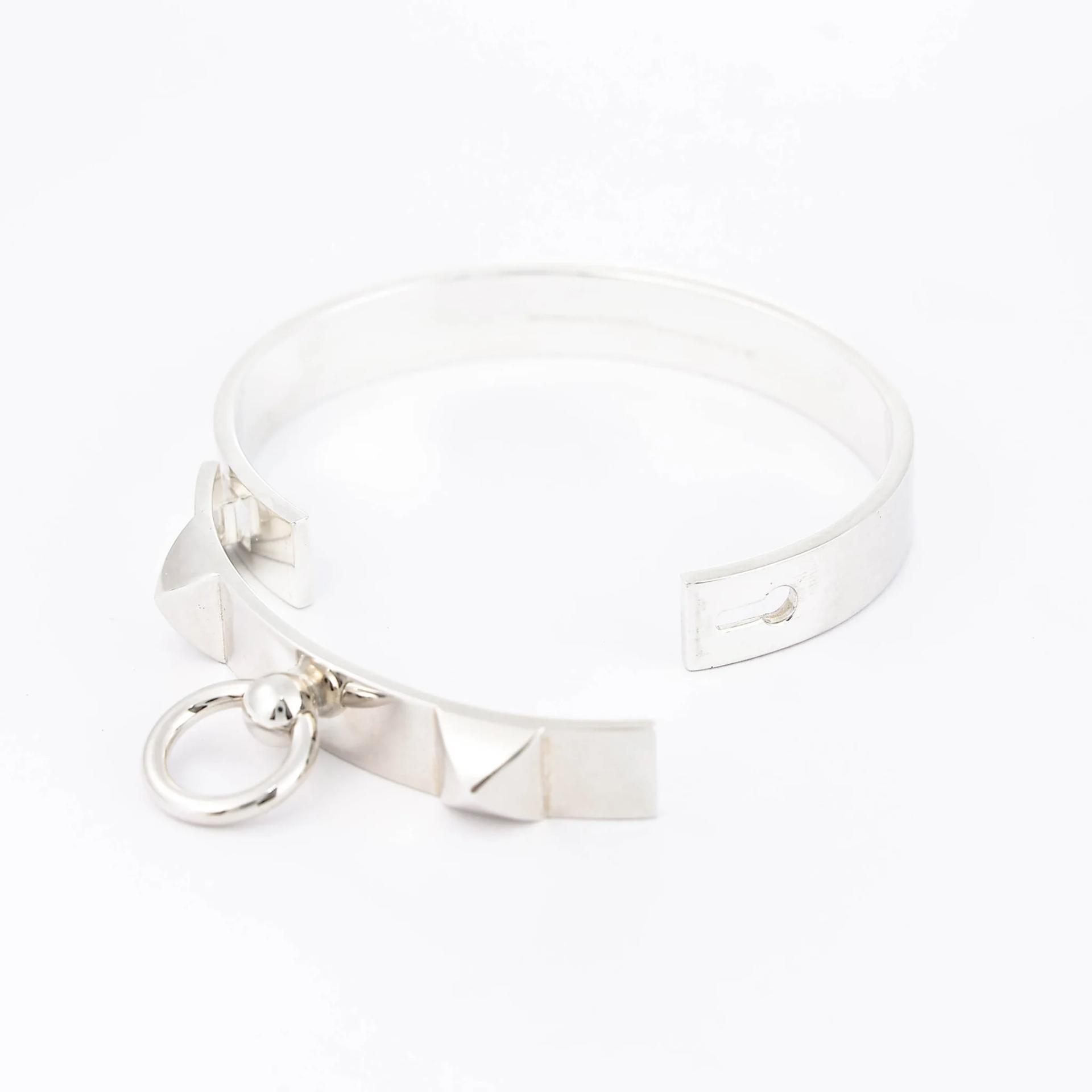 ランク SA HERMÈS エルメス コリエドシアン ブレスレット Sサイズ シルバー シルバー925 不明 - 7