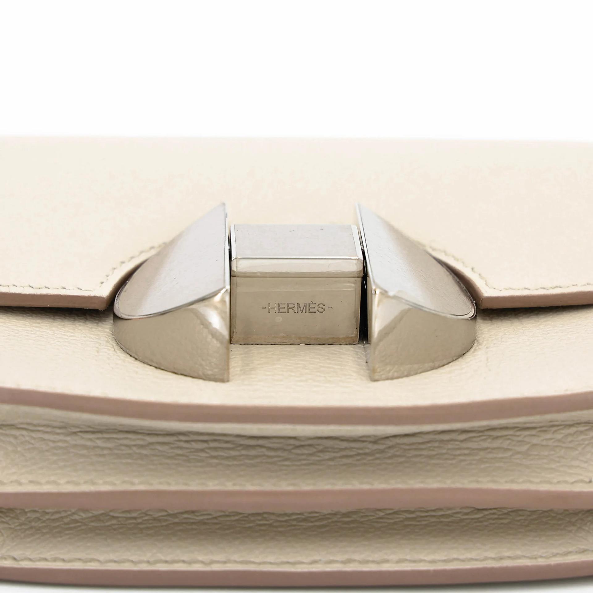 ランク NS 未使用品 HERMÈS エルメス 2002 スリム 財布 ベトン (8L) エバーカラー シルバー金具 D刻印 (2019) - 8