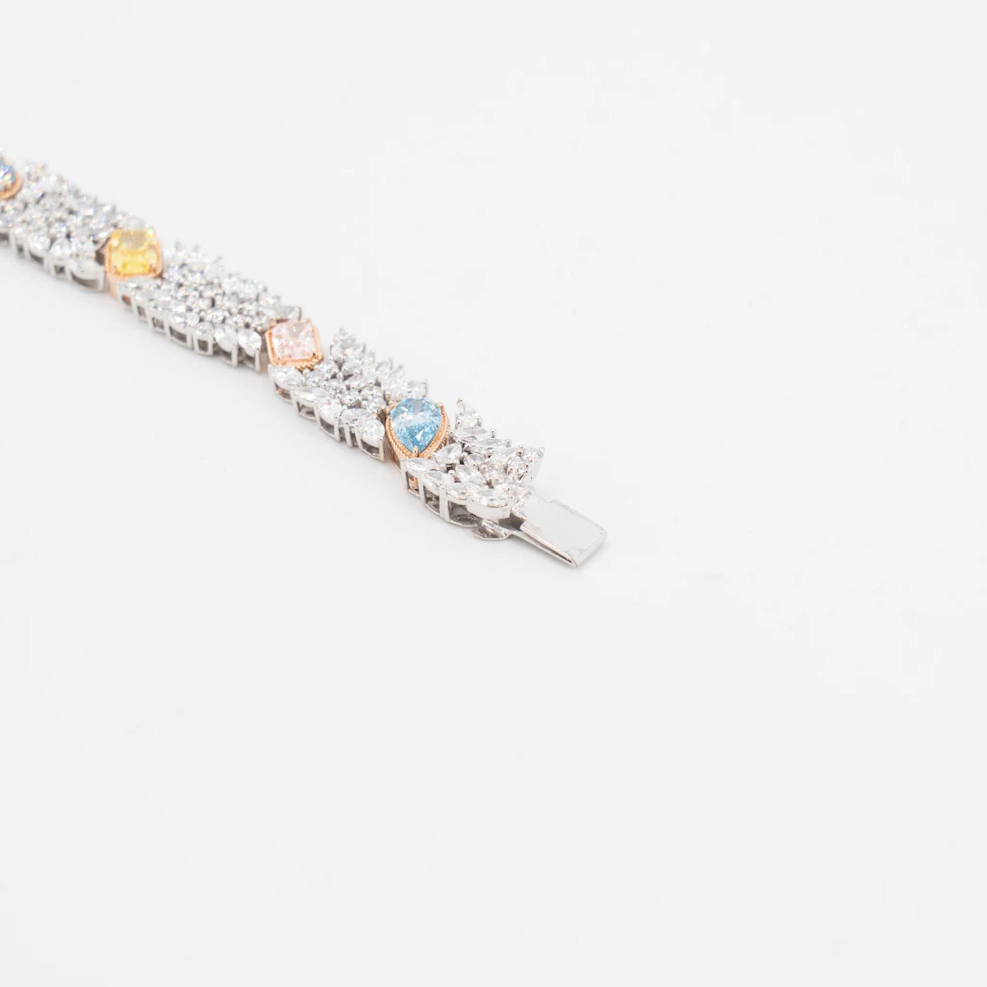 ランク N 新品 Mira MIR プレミアム コレクション カラフル K18ホワイトゴールド ダイヤモンド - 12