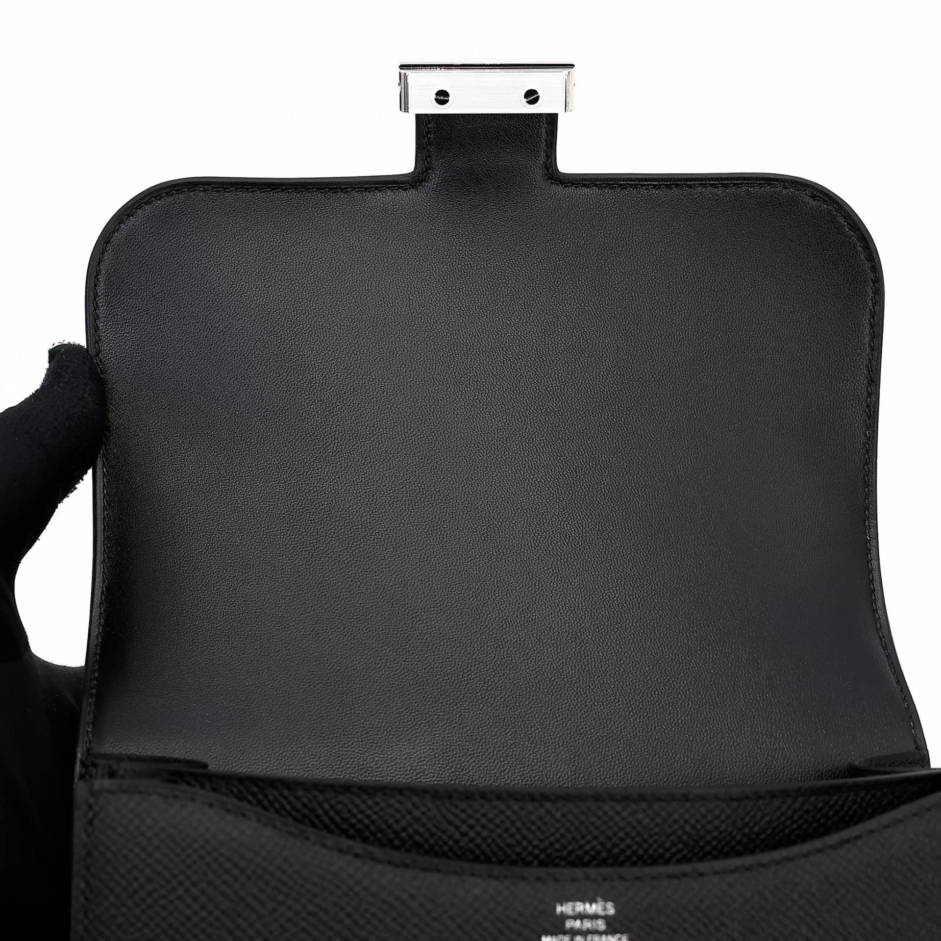 ランク N 新品 HERMÈS エルメス コンスタンス ミニ 19 ミラー ブラック (89) エプソン シルバー金具 G刻印 (2026) - 11