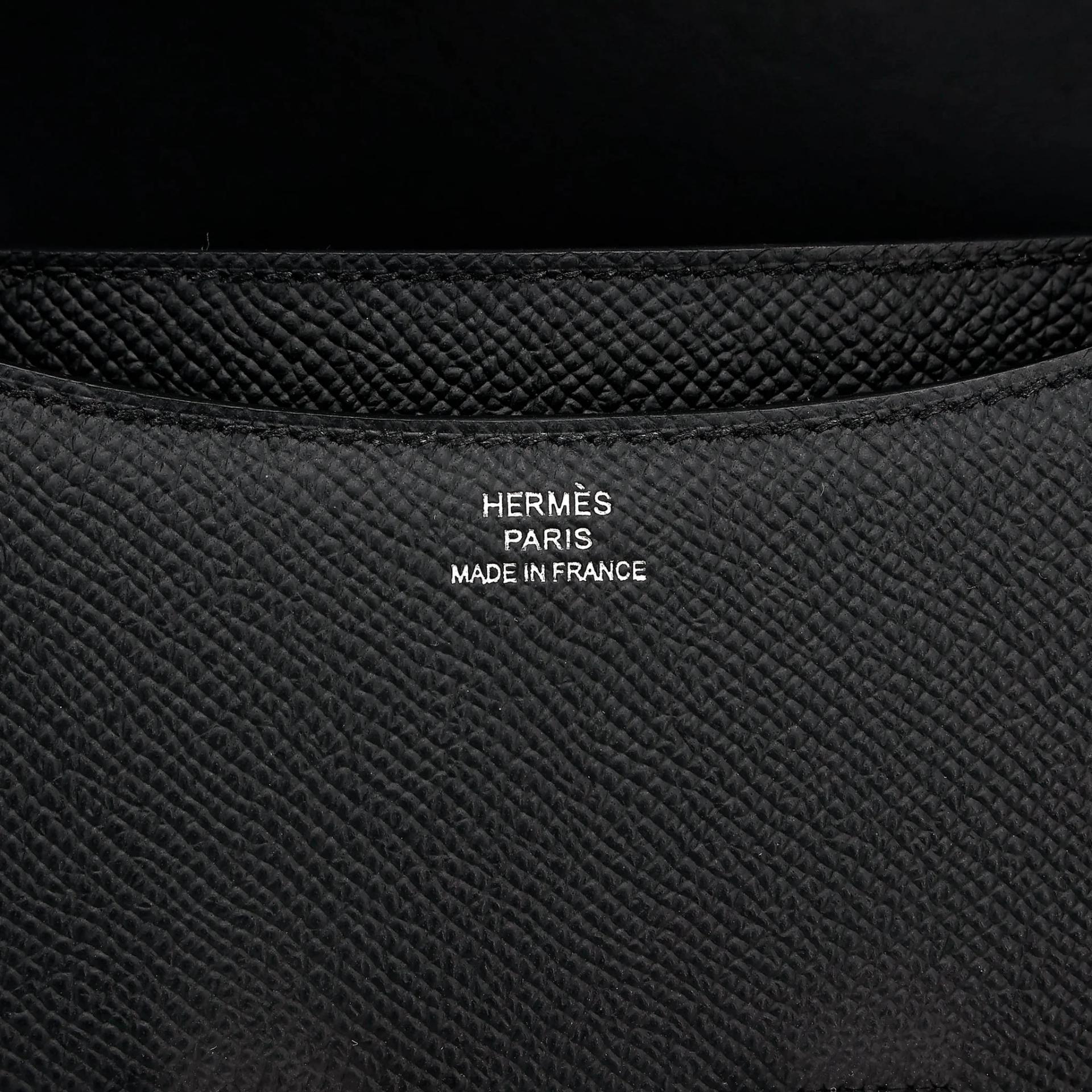 ランク N 新品 HERMÈS エルメス コンスタンス ミニ 19 ミラー ブラック (89) エプソン シルバー金具 G刻印 (2026) - 12