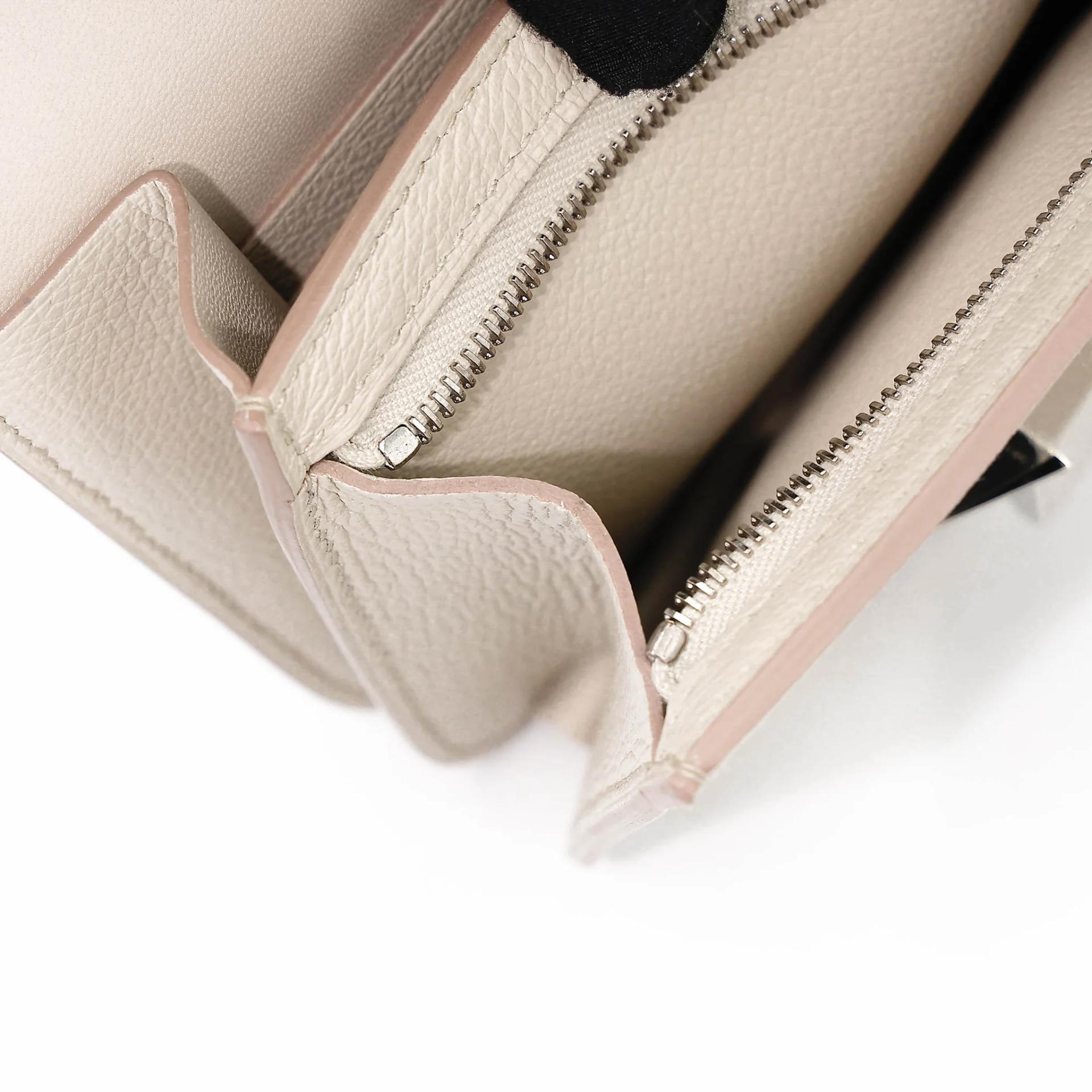 ランク NS 未使用品 HERMÈS エルメス 2002 スリム 財布 ベトン (8L) エバーカラー シルバー金具 D刻印 (2019) - 17