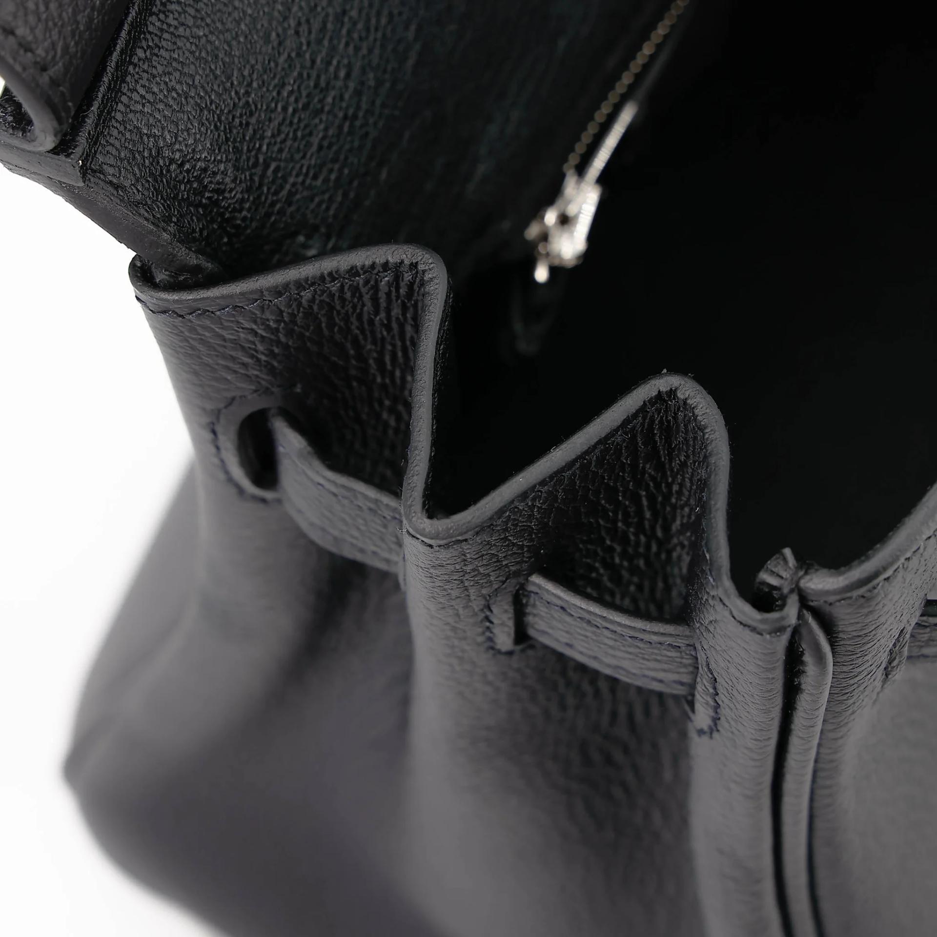 Brand New ( Rank N ) HERMÈS Birkin 25 Noir (89) Togo Palladium hardware G (2026) - 14
