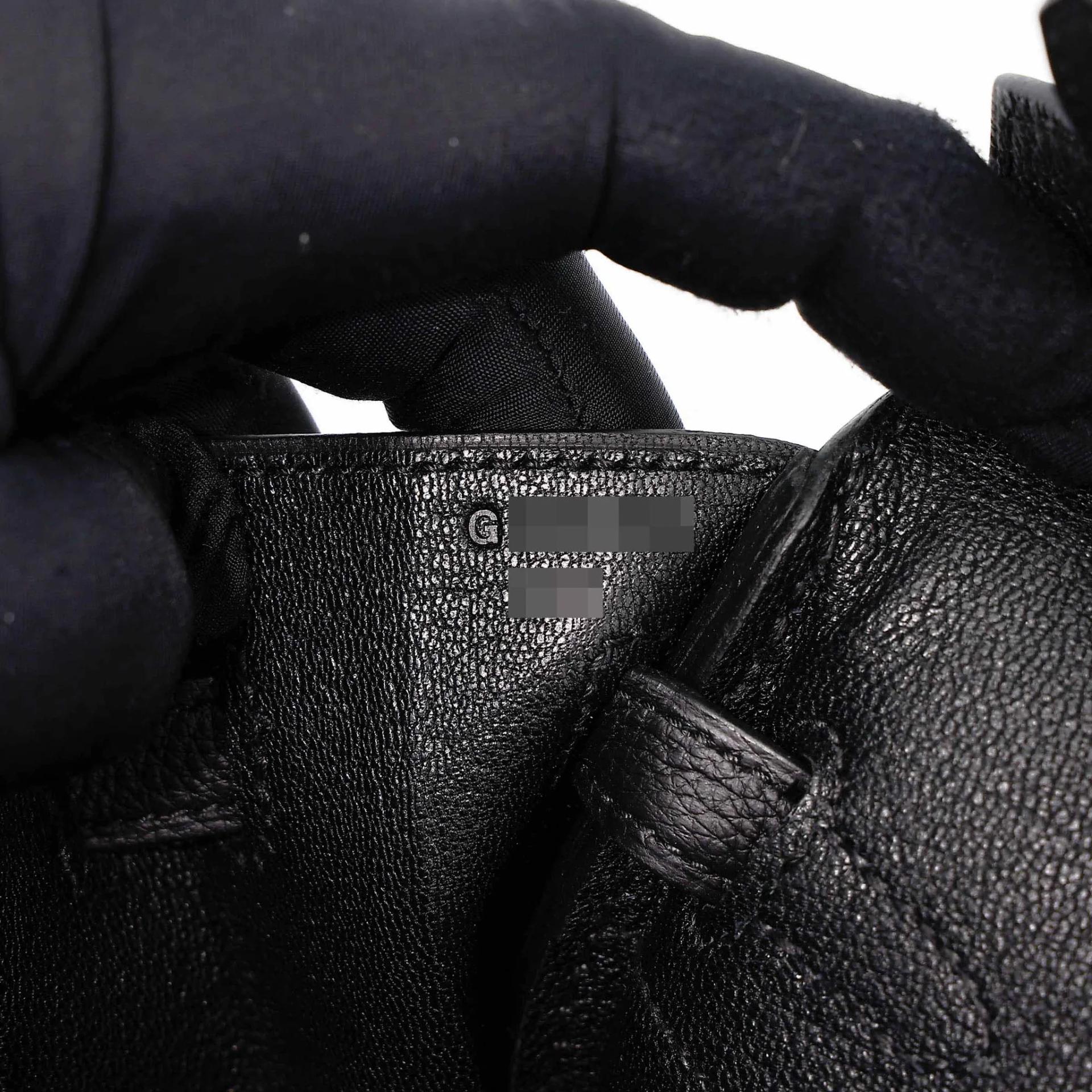 Brand New ( Rank N ) HERMÈS Birkin 25 Noir (89) Togo Palladium hardware G (2026) - 12