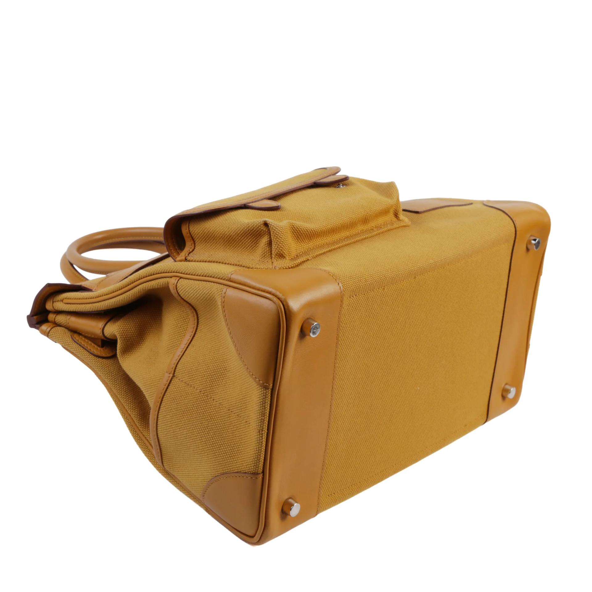 ランク A HERMÈS エルメス 限定品 バーキン35 カーゴ セサミ (2S) スイフト トワルアッシュ シルバー金具 Y刻印 (2020) - 4