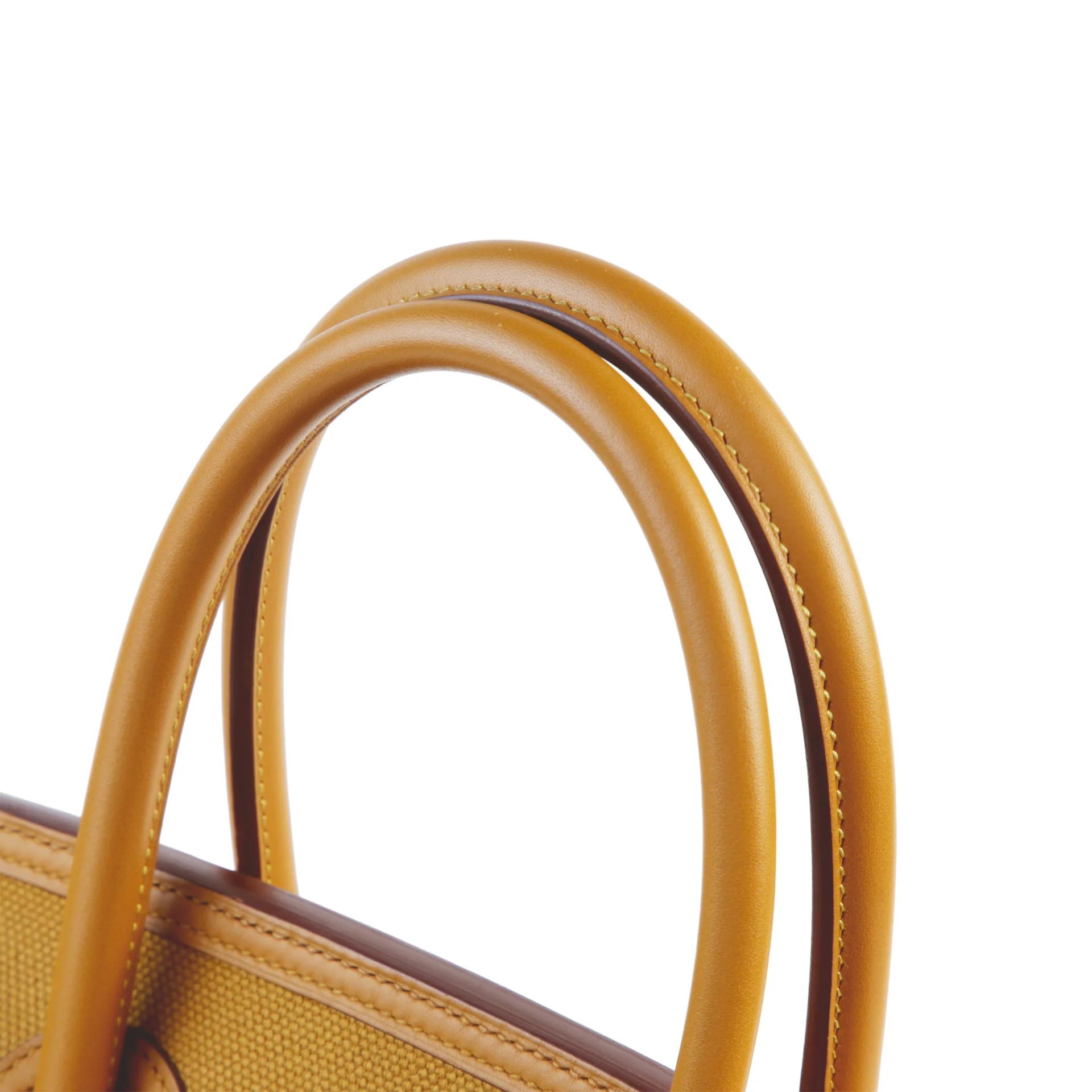ランク A HERMÈS エルメス 限定品 バーキン35 カーゴ セサミ (2S) スイフト トワルアッシュ シルバー金具 Y刻印 (2020) - 3