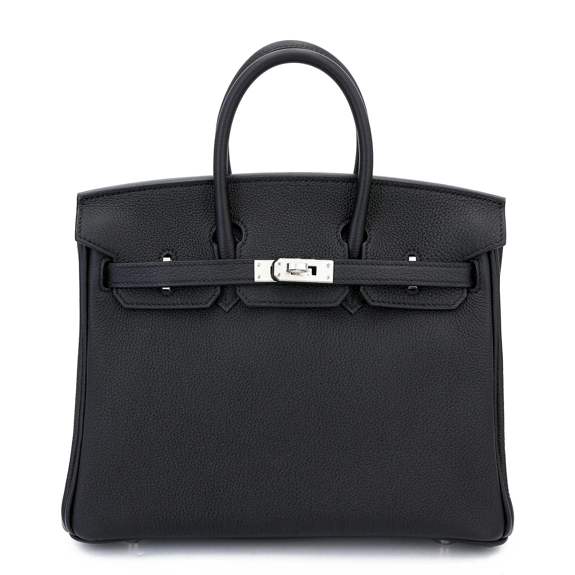 Brand New ( Rank N ) HERMÈS Birkin 25 Noir (89) Togo Palladium hardware G (2026) - 1