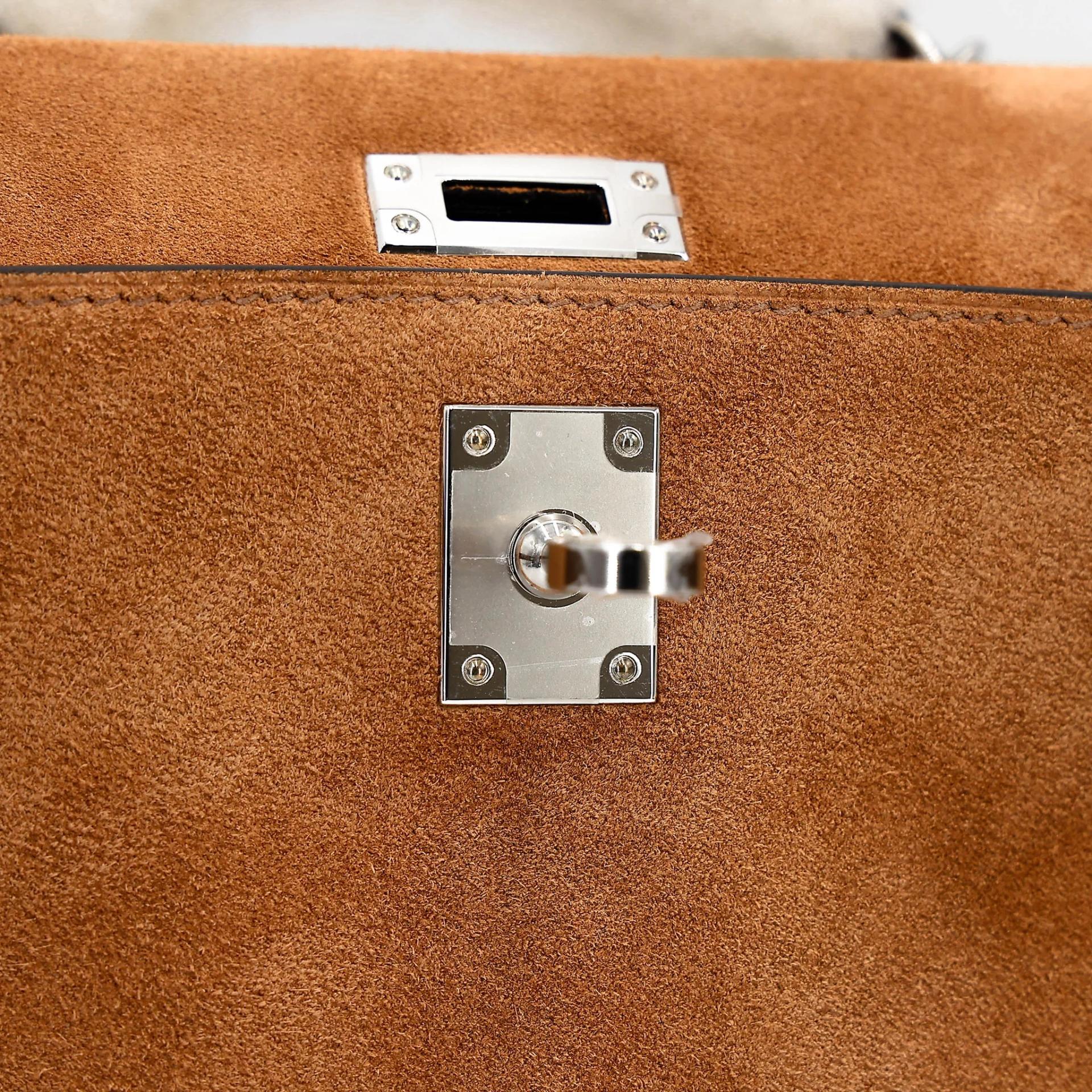 Unused ( Rank NS ) HERMÈS Limited Edition Mini Kelly II Teddy Alezan (3G) Swift Grizzly Palladium hardware W (2024) - 13