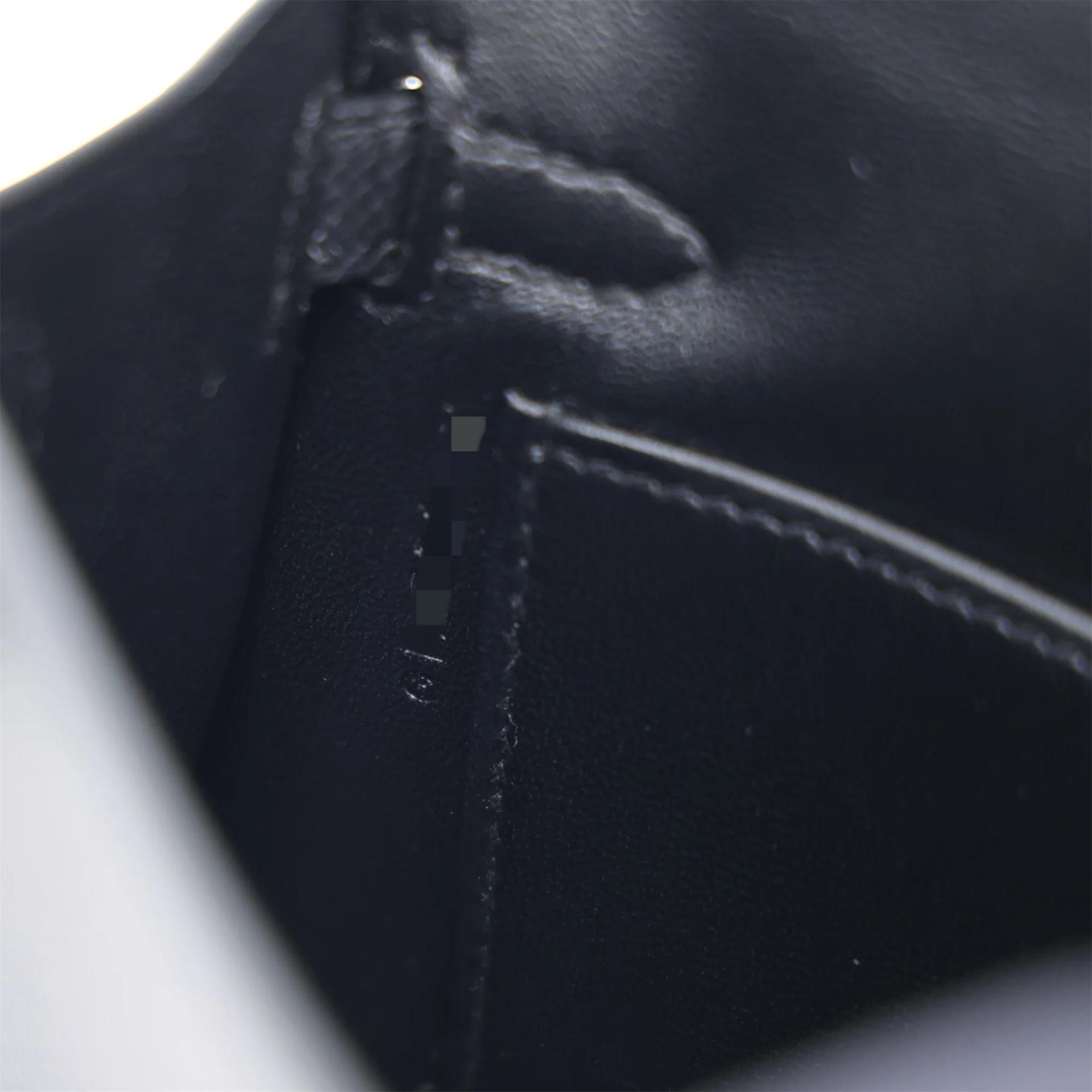 全新 HERMÈS 爱马仕 Mini Kelly 二代 89 黑色 Noir (Black) Epsom牛皮 金扣 G刻 2026年 - 14