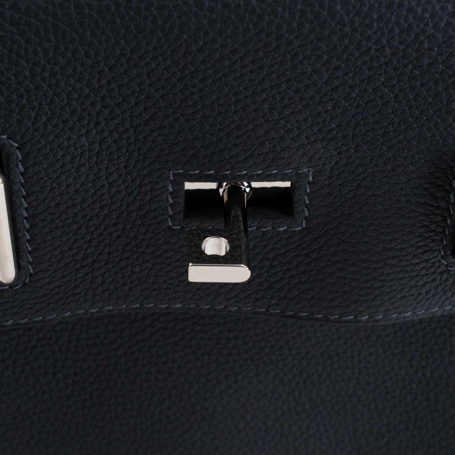 ランク SA HERMÈS エルメス アッカドPM キャバン (3Y) トゴ シルバー金具 B刻印 (2023) - 16