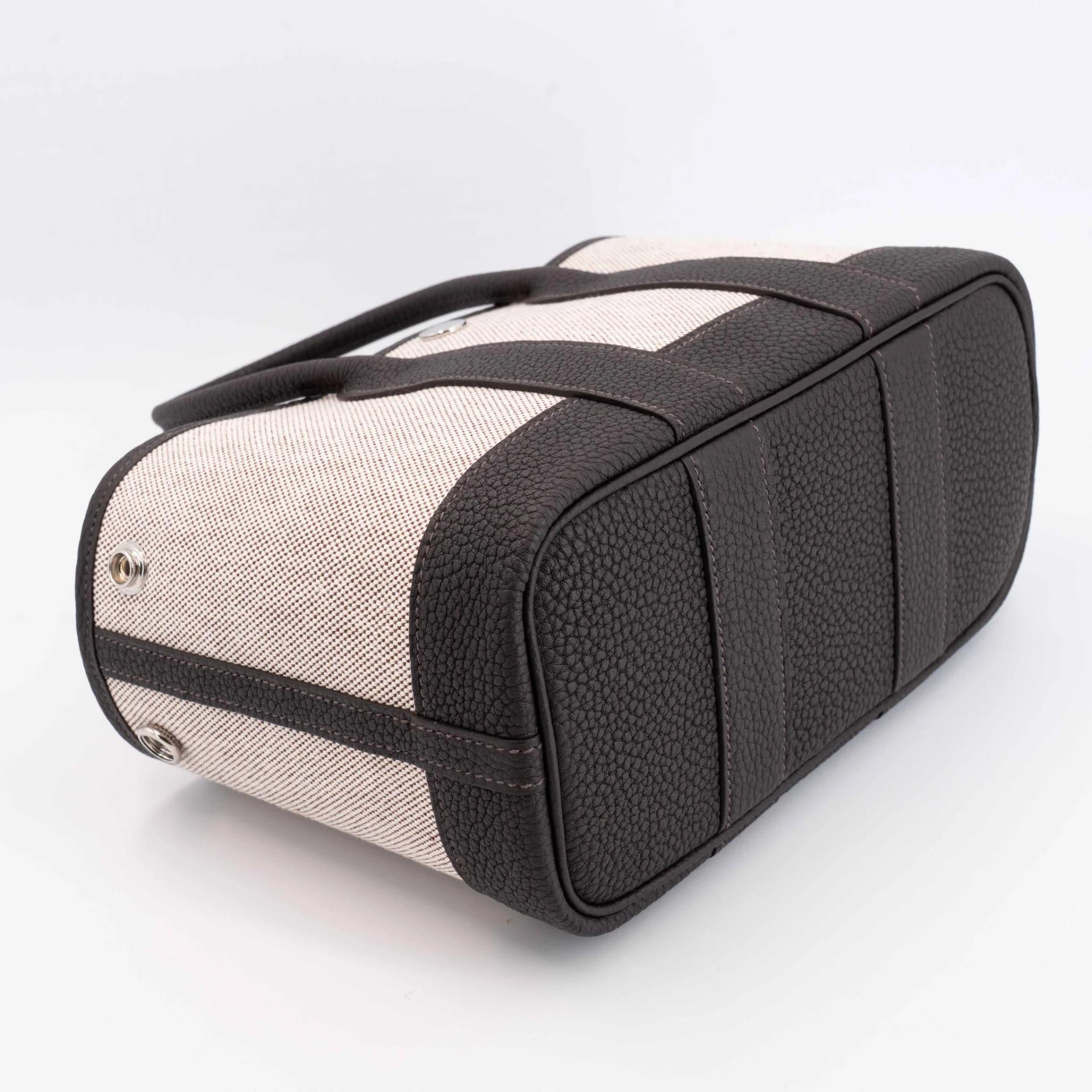 ランク N 新品 HERMÈS エルメス ネオガーデンパーティ ベブラン（T3） トワルH ヴァイキング ネゴンダ シルバー金具 G刻印 (2026) - 12
