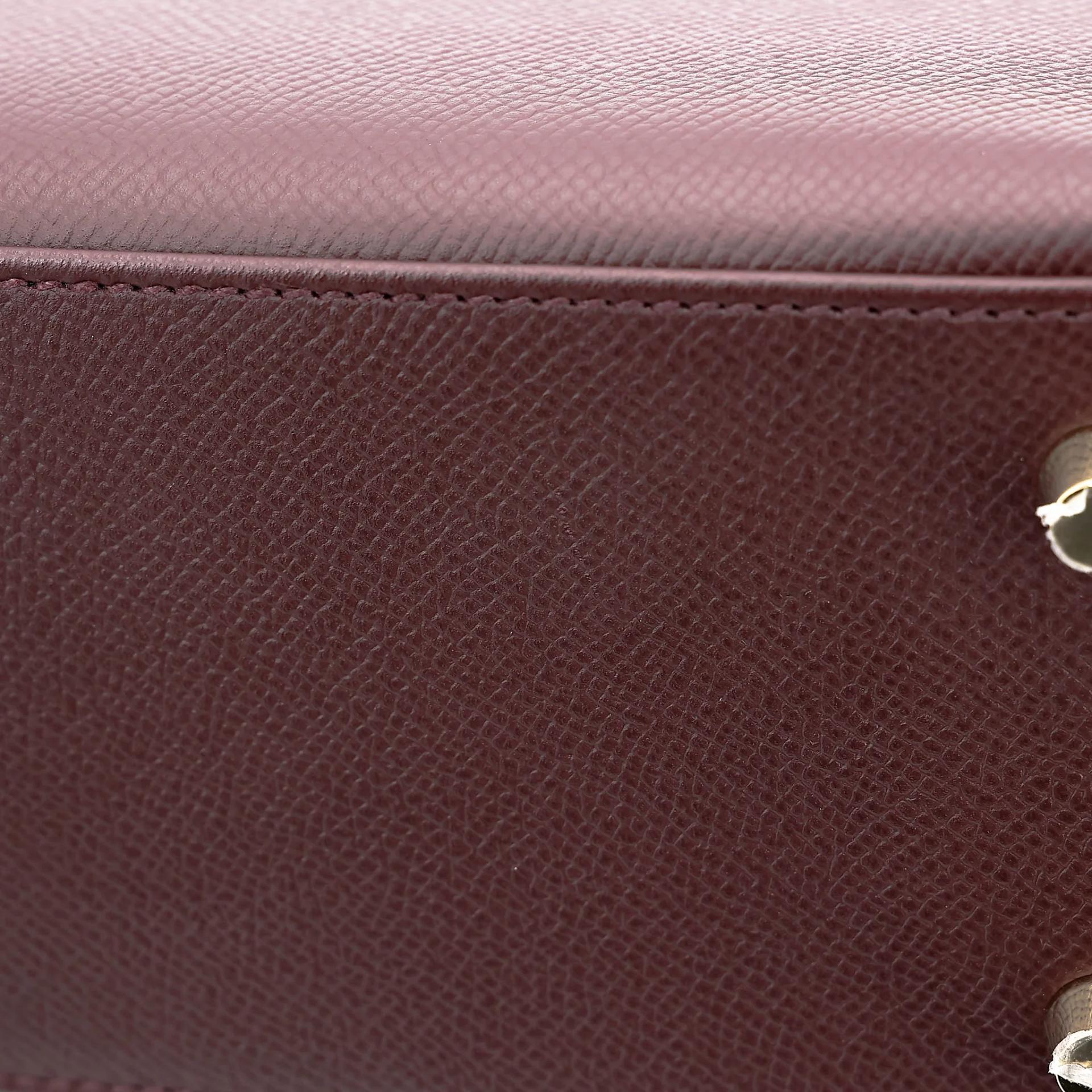 Excellent ( Rank SA ) HERMÈS Kelly 25 Sellier Rouge H (55) Epsom Gold hardware A (2017) - 12