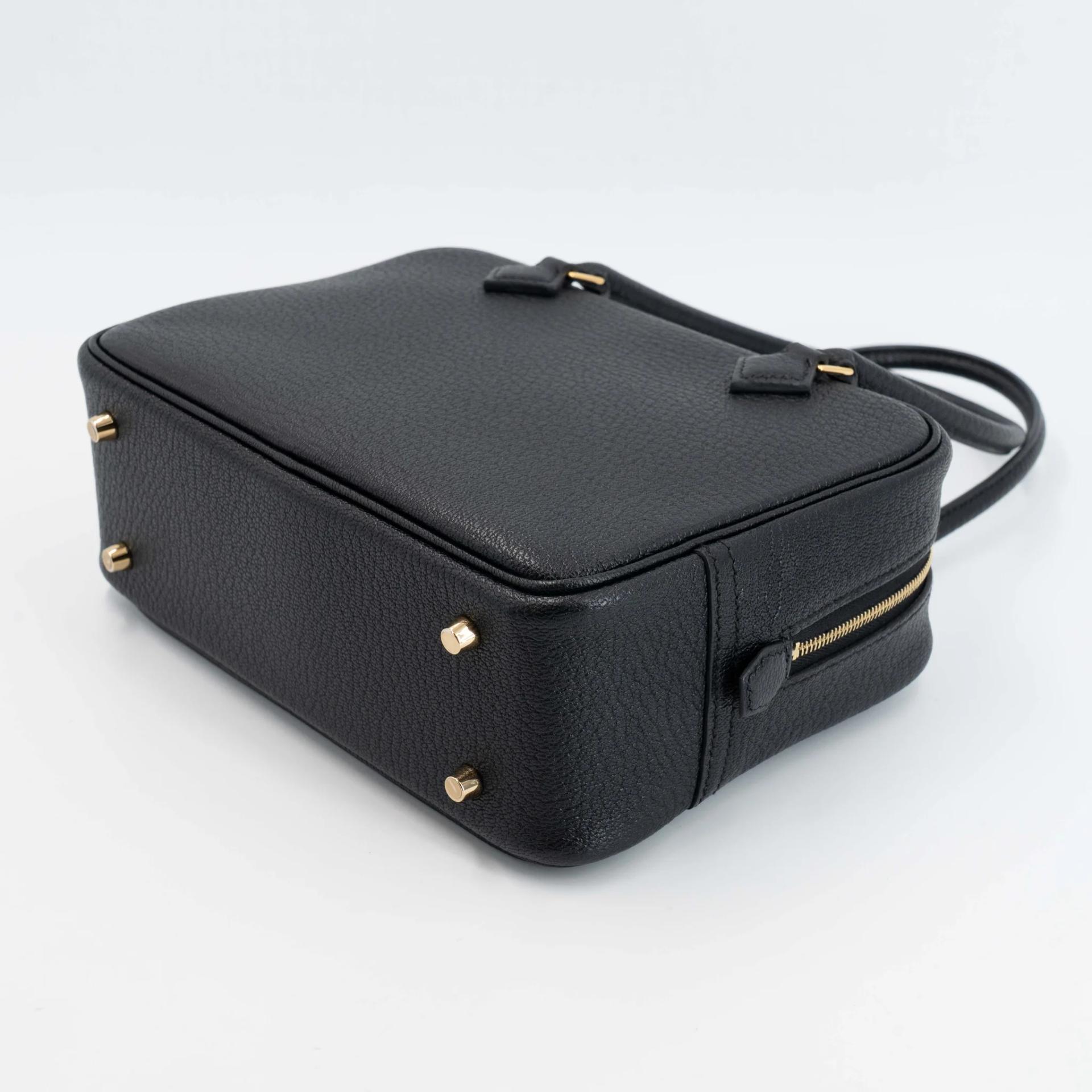 ランク SA HERMÈS エルメス プリュムミニ ブラック (89) シェーブル ゴールド金具 K刻印 (2025) - 5