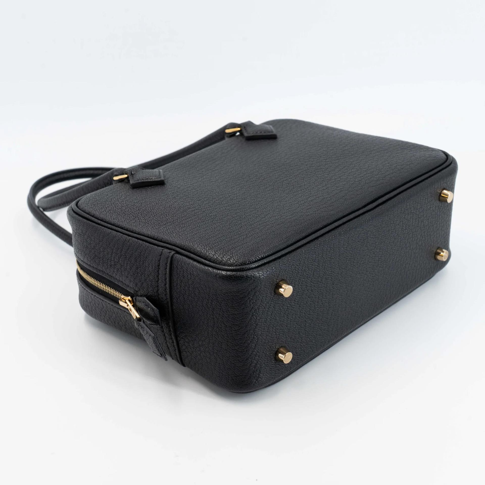 ランク SA HERMÈS エルメス プリュムミニ ブラック (89) シェーブル ゴールド金具 K刻印 (2025) - 4
