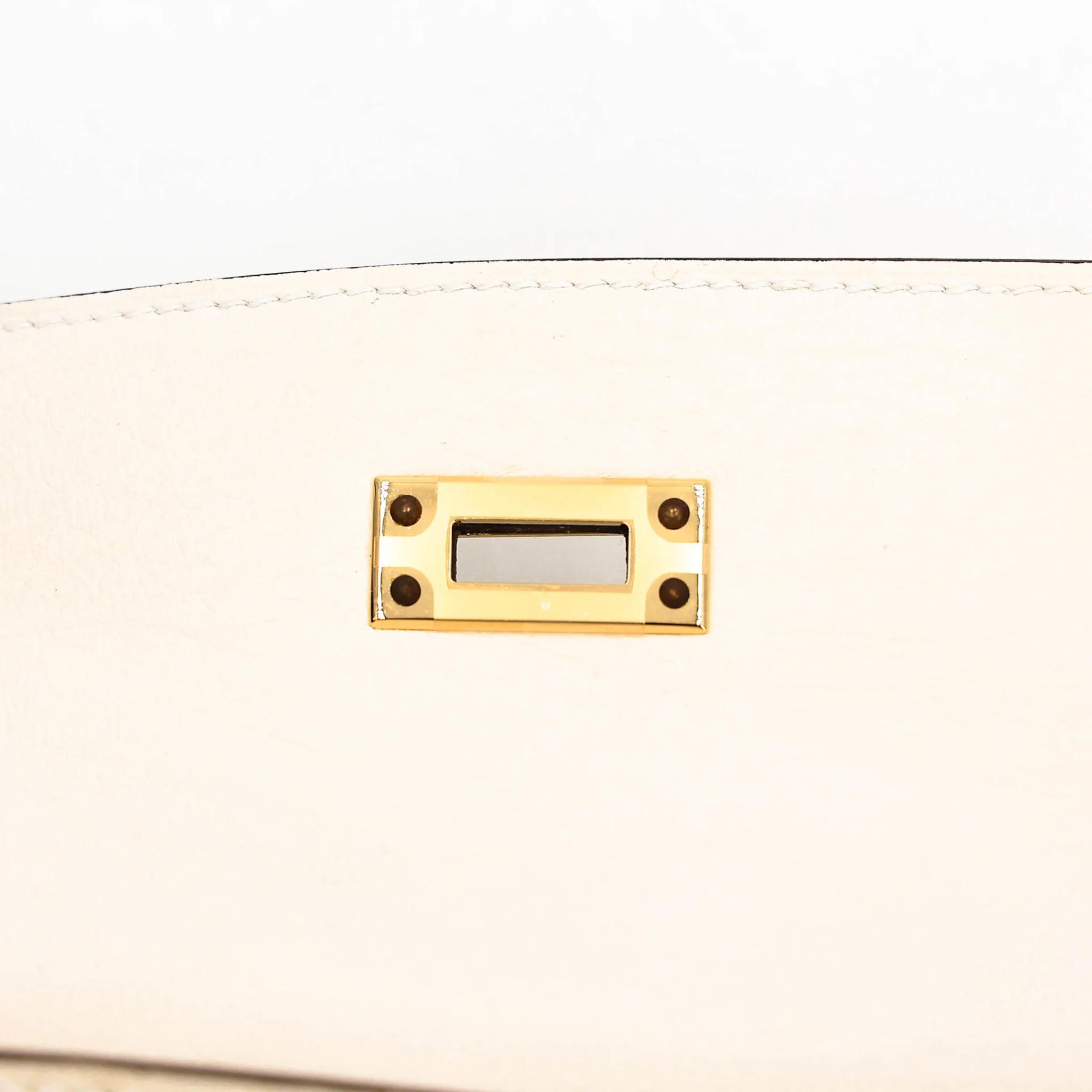 Unused ( Rank NS ) HERMÈS Kelly Danse Nata (I2) Ostrich Gold hardware W (2024) - 10