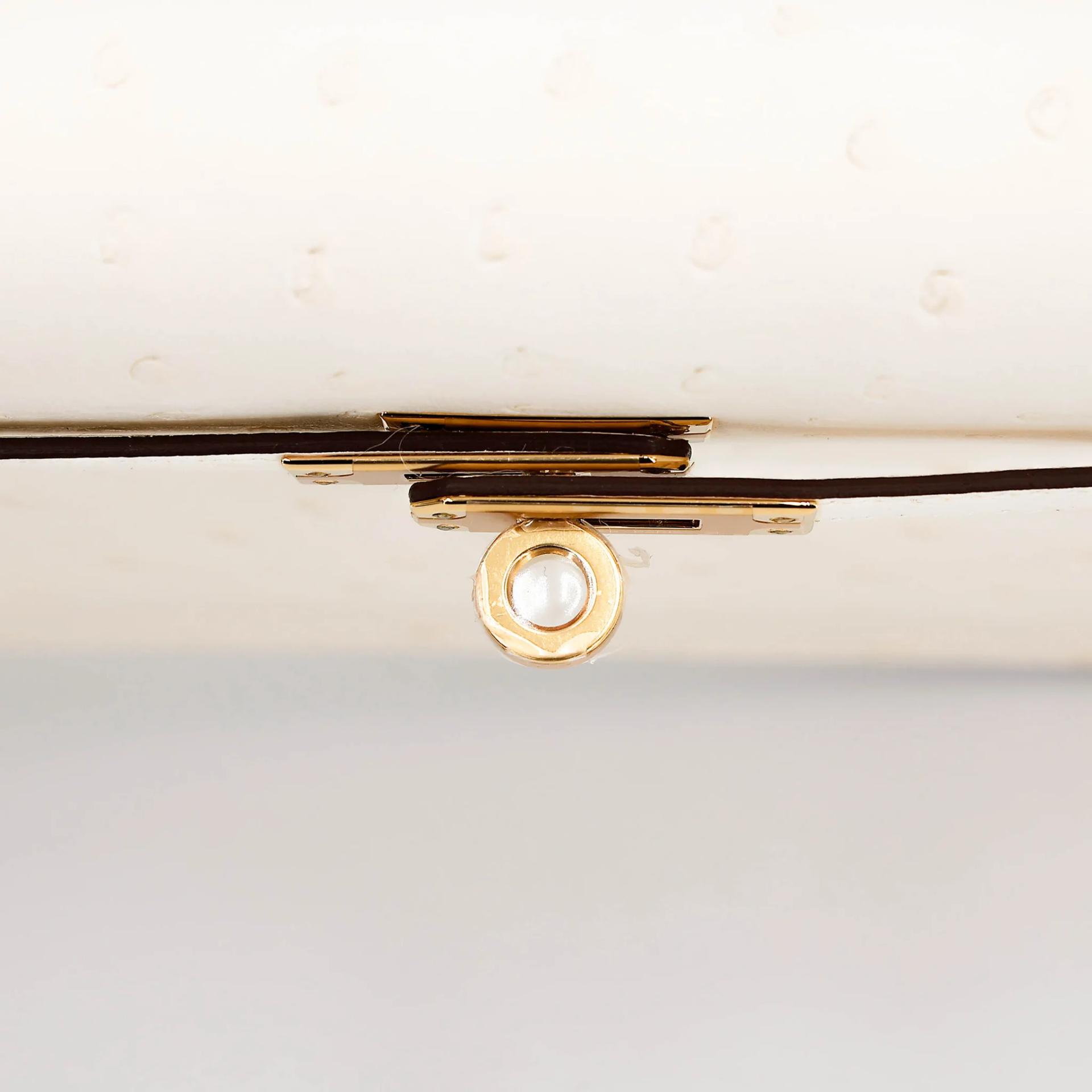 Unused ( Rank NS ) HERMÈS Kelly Danse Nata (I2) Ostrich Gold hardware W (2024) - 8
