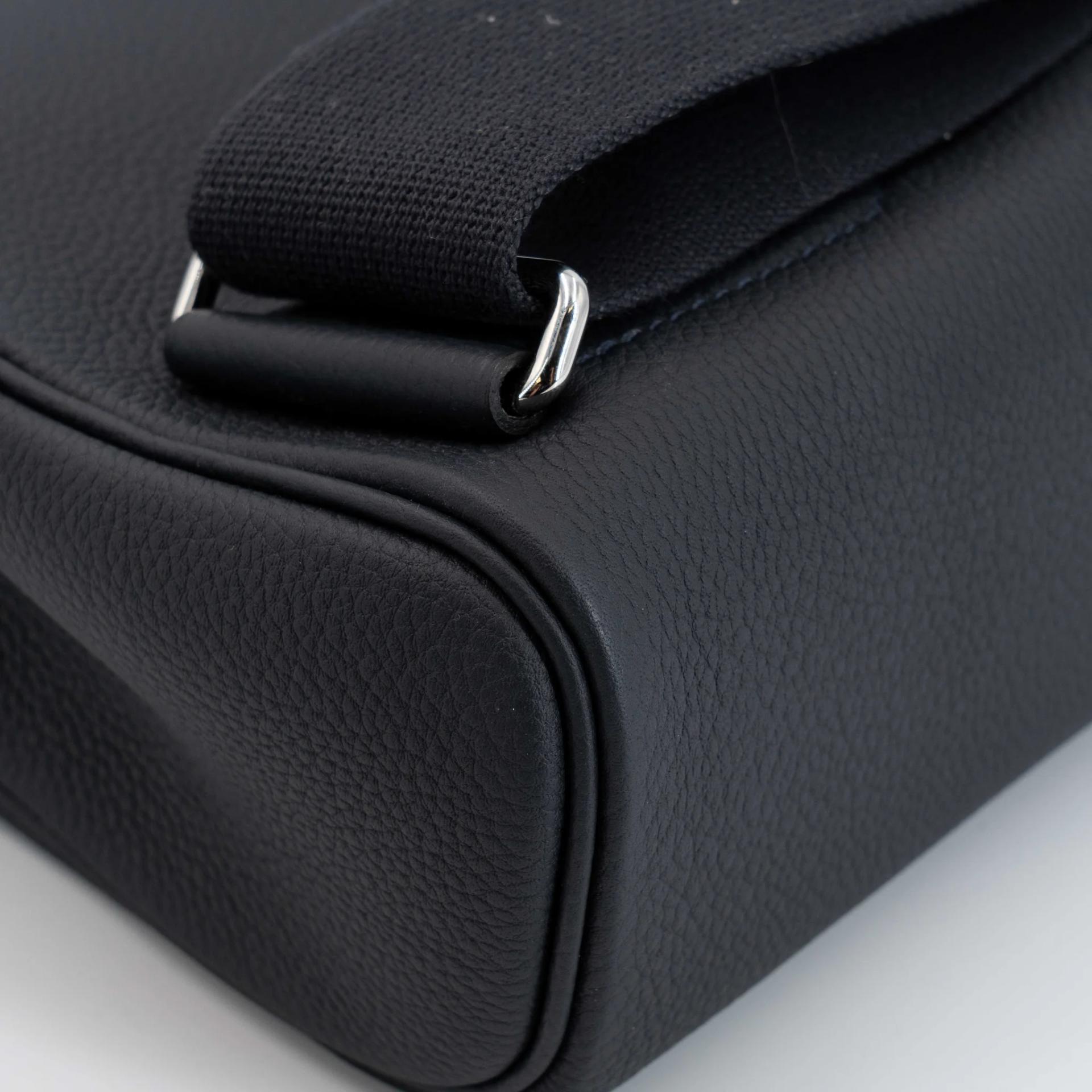 ランク SA HERMÈS エルメス アッカドPM キャバン (3Y) トゴ シルバー金具 B刻印 (2023) - 14