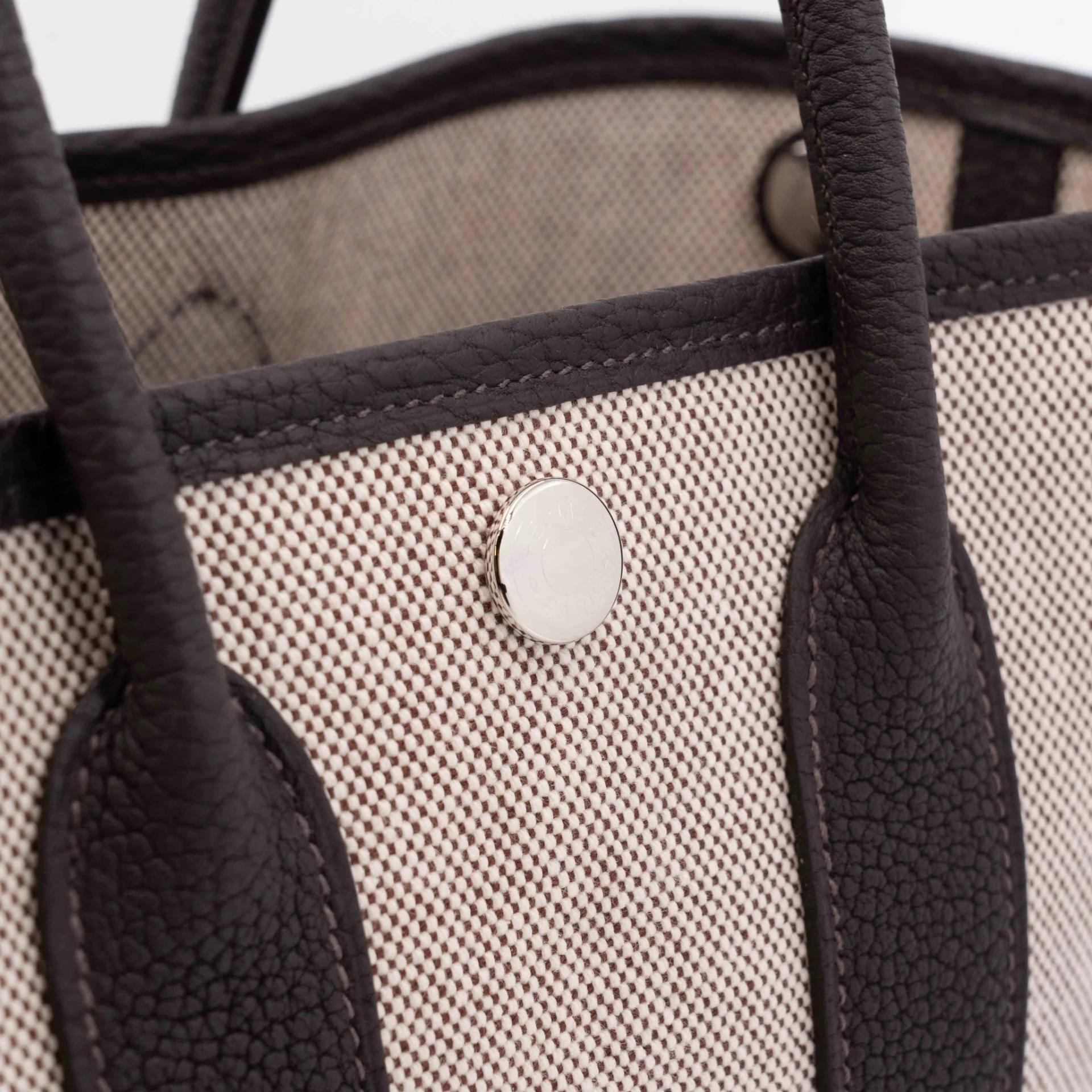 ランク N 新品 HERMÈS エルメス ネオガーデンパーティ ベブラン（T3） トワルH ヴァイキング ネゴンダ シルバー金具 G刻印 (2026) - 7