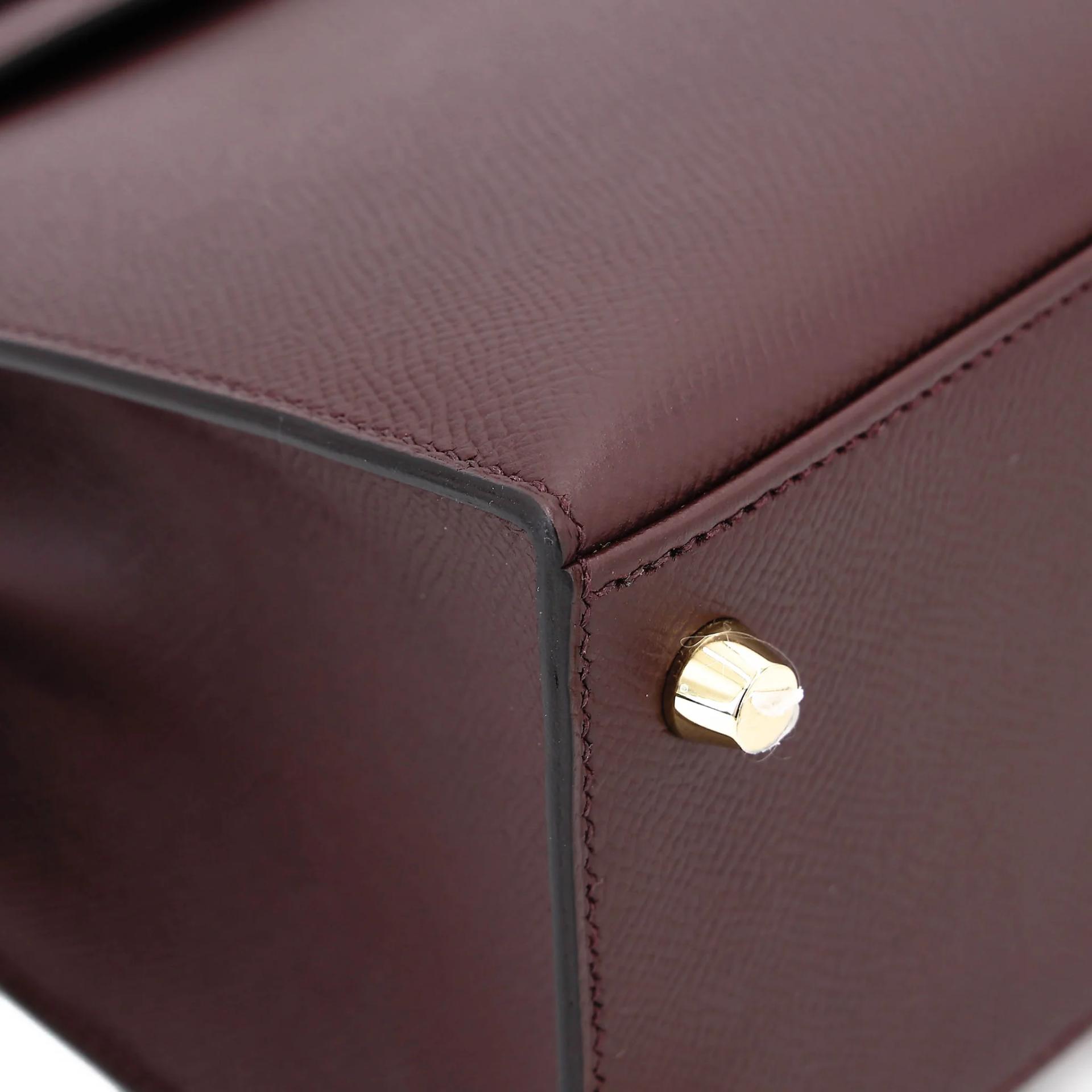 Excellent ( Rank SA ) HERMÈS Kelly 25 Sellier Rouge H (55) Epsom Gold hardware A (2017) - 9