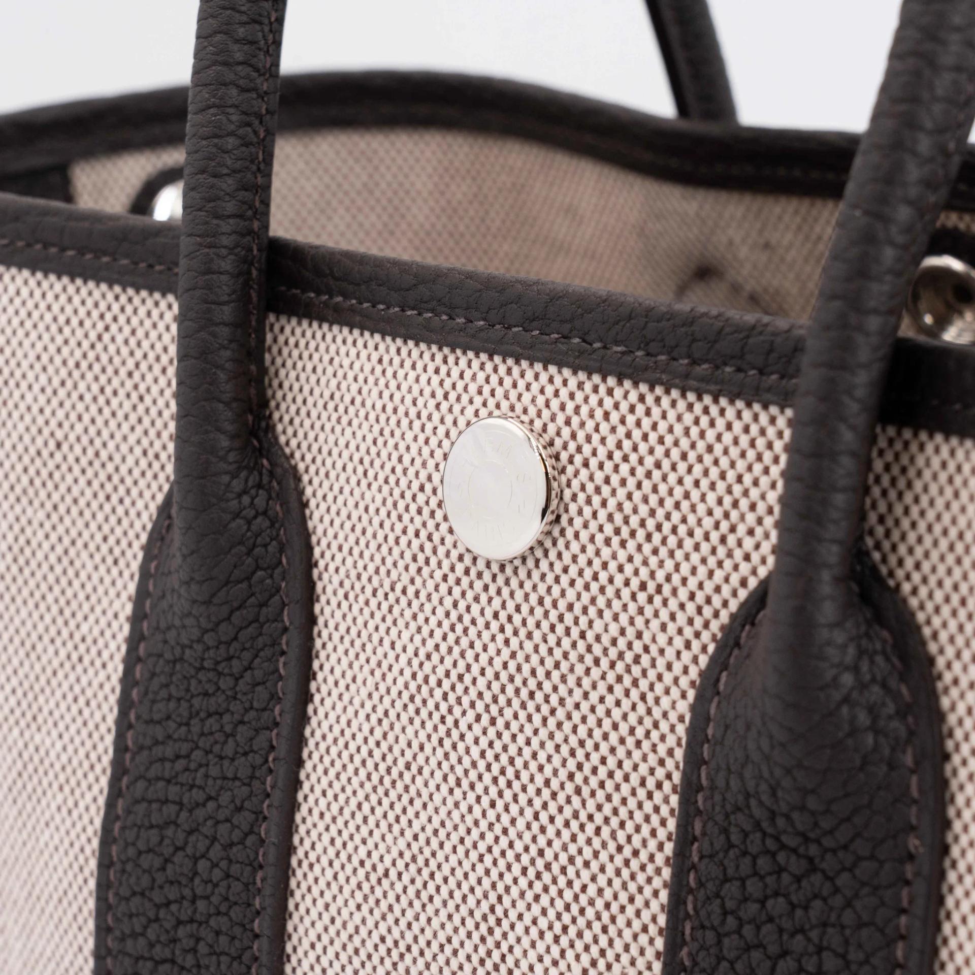 ランク N 新品 HERMÈS エルメス ネオガーデンパーティ ベブラン（T3） トワルH ヴァイキング ネゴンダ シルバー金具 G刻印 (2026) - 6