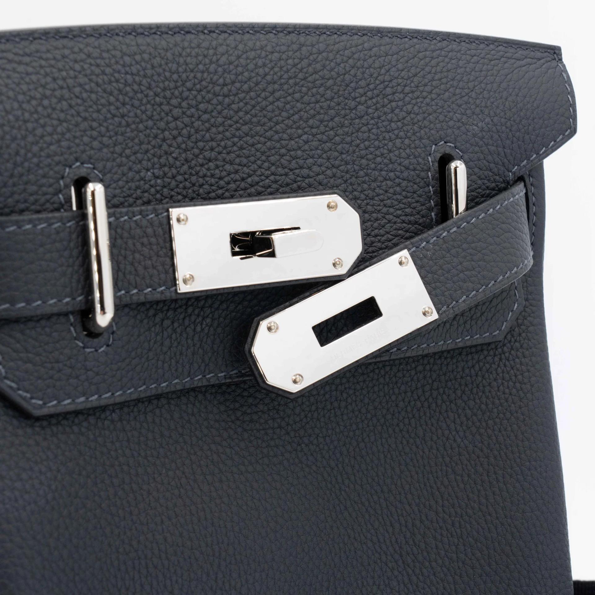 ランク SA HERMÈS エルメス アッカドPM キャバン (3Y) トゴ シルバー金具 B刻印 (2023) - 4