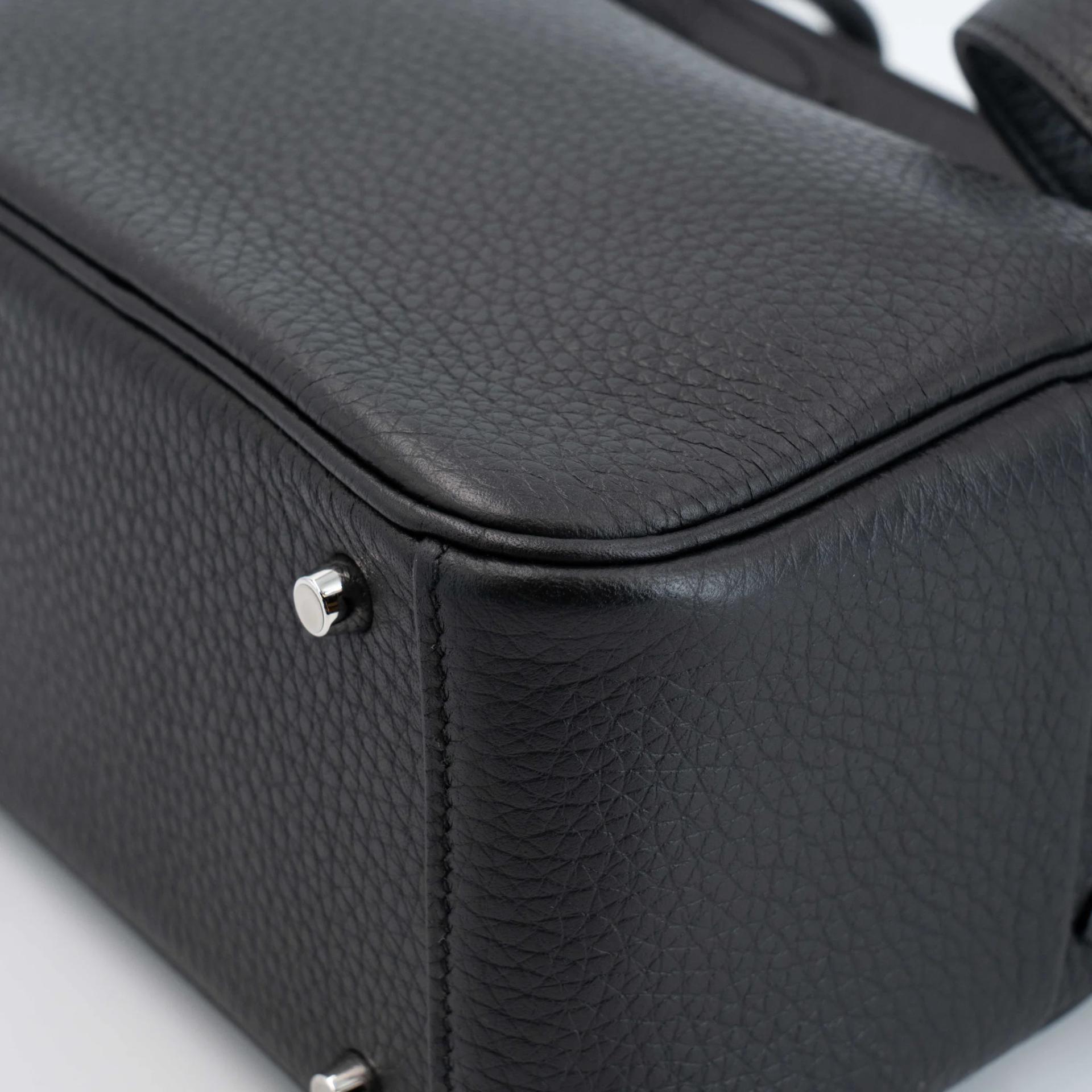 ランク SA HERMÈS エルメス ミニリンディ ブラック (89) トリヨン シルバー金具 K刻印 (2025) - 11