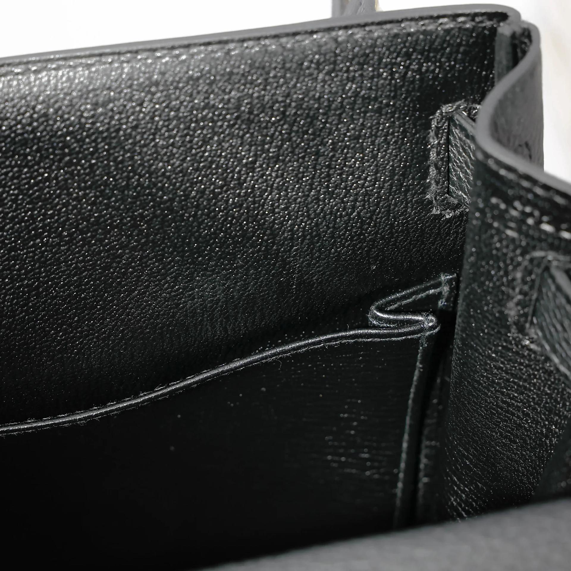 Unused ( Rank NS ) HERMÈS Kelly 32 Noir (89) Togo Gold hardware A (2017) - 25