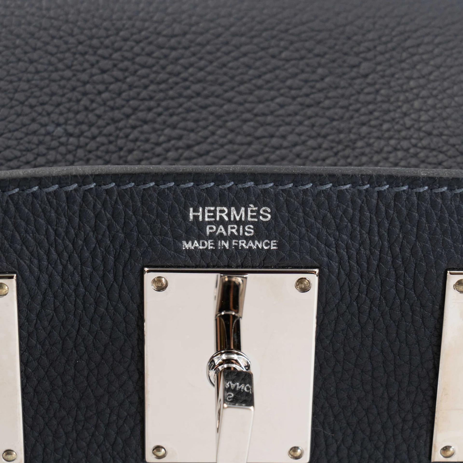 ランク SA HERMÈS エルメス アッカドPM キャバン (3Y) トゴ シルバー金具 B刻印 (2023) - 17