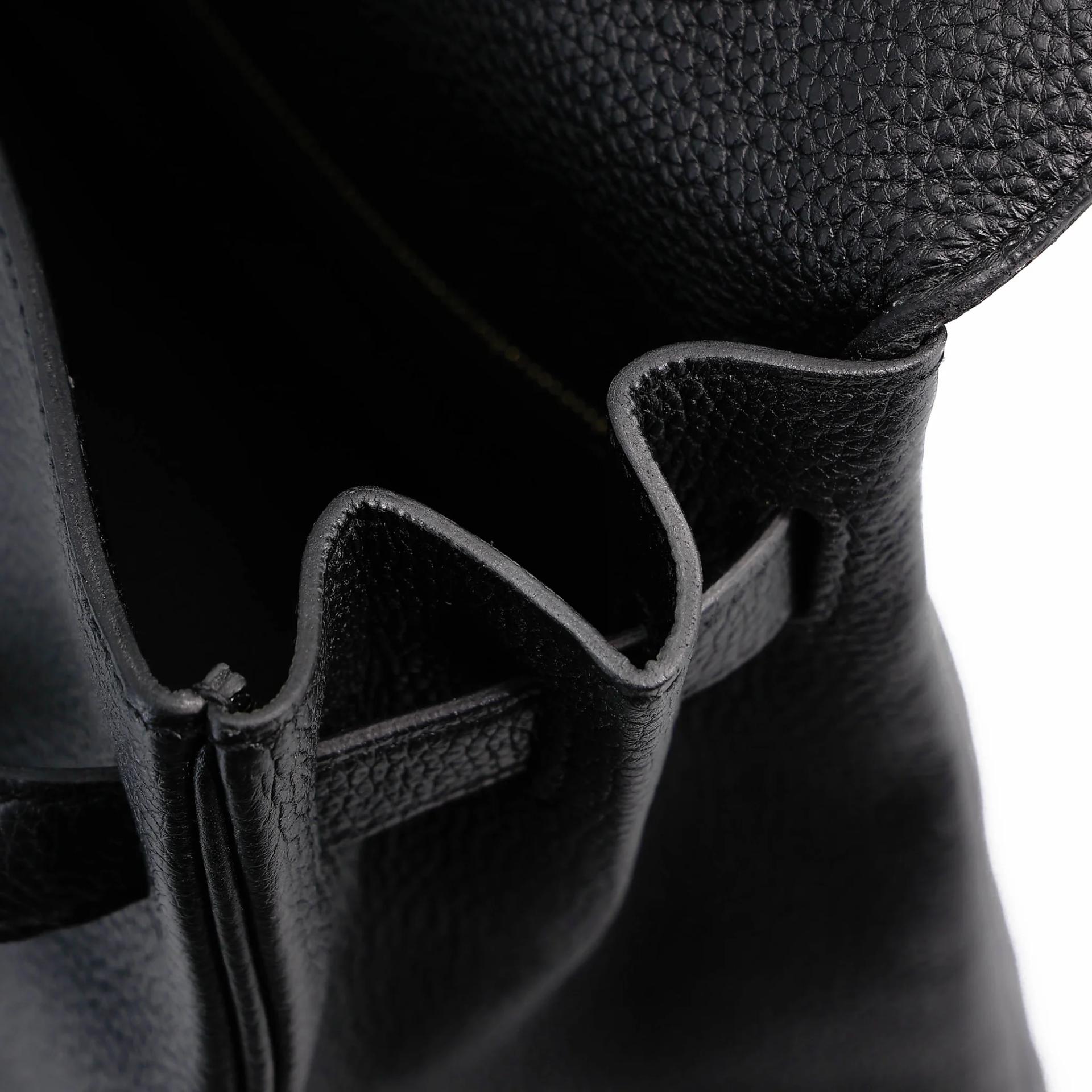 Unused ( Rank NS ) HERMÈS Kelly 32 Noir (89) Togo Gold hardware A (2017) - 22
