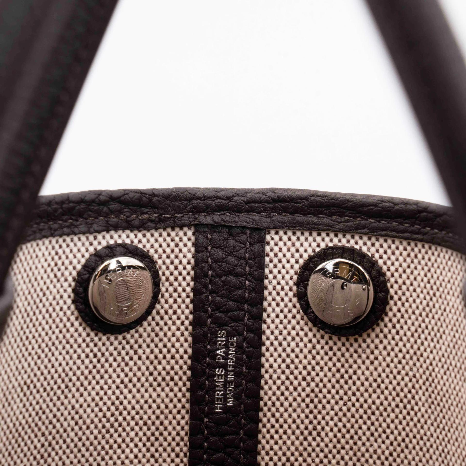 ランク N 新品 HERMÈS エルメス ネオガーデンパーティ ベブラン（T3） トワルH ヴァイキング ネゴンダ シルバー金具 G刻印 (2026) - 9