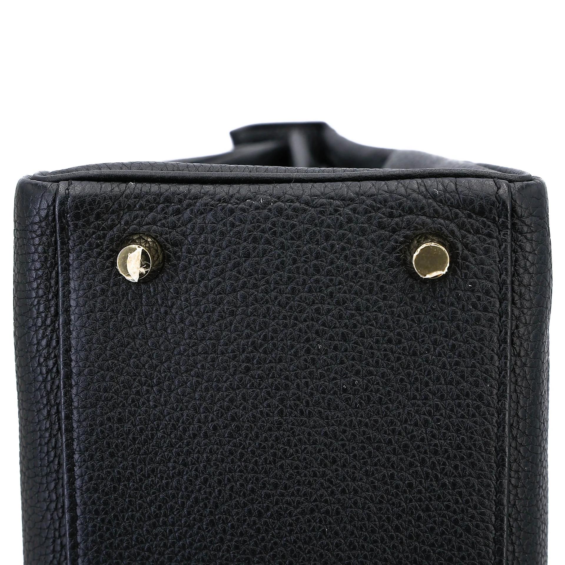 Unused ( Rank NS ) HERMÈS Kelly 32 Noir (89) Togo Gold hardware A (2017) - 11